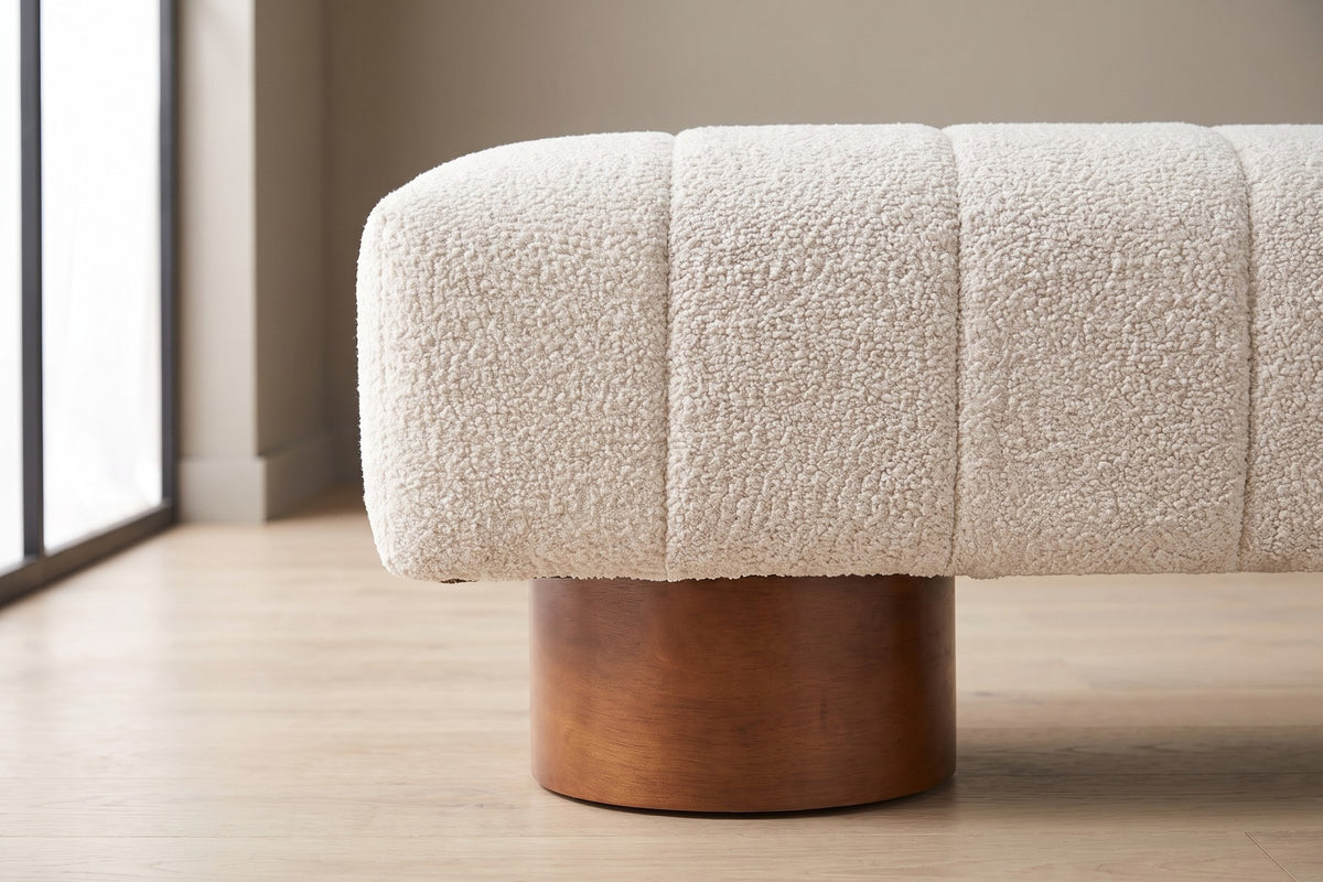 Soft Channel-Tufted Bouclé