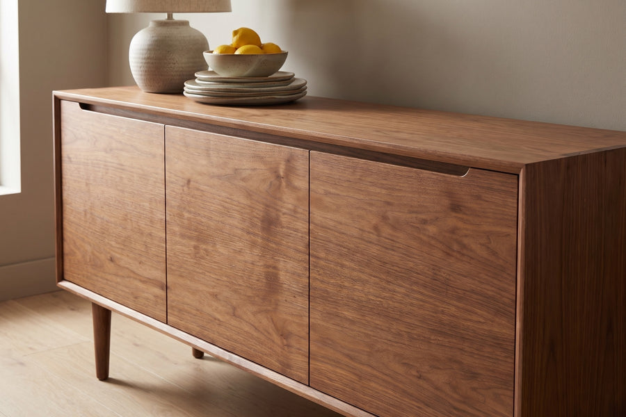 Quimper Walnut Sideboard detail