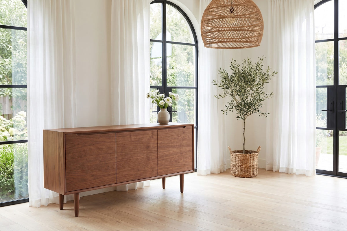Quimper Walnut Sideboard in a room