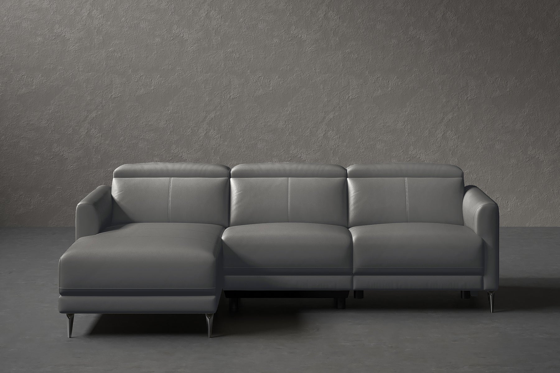 Laurent Nordic Royal Hygge™ Leather Reclining Sectional Sofa