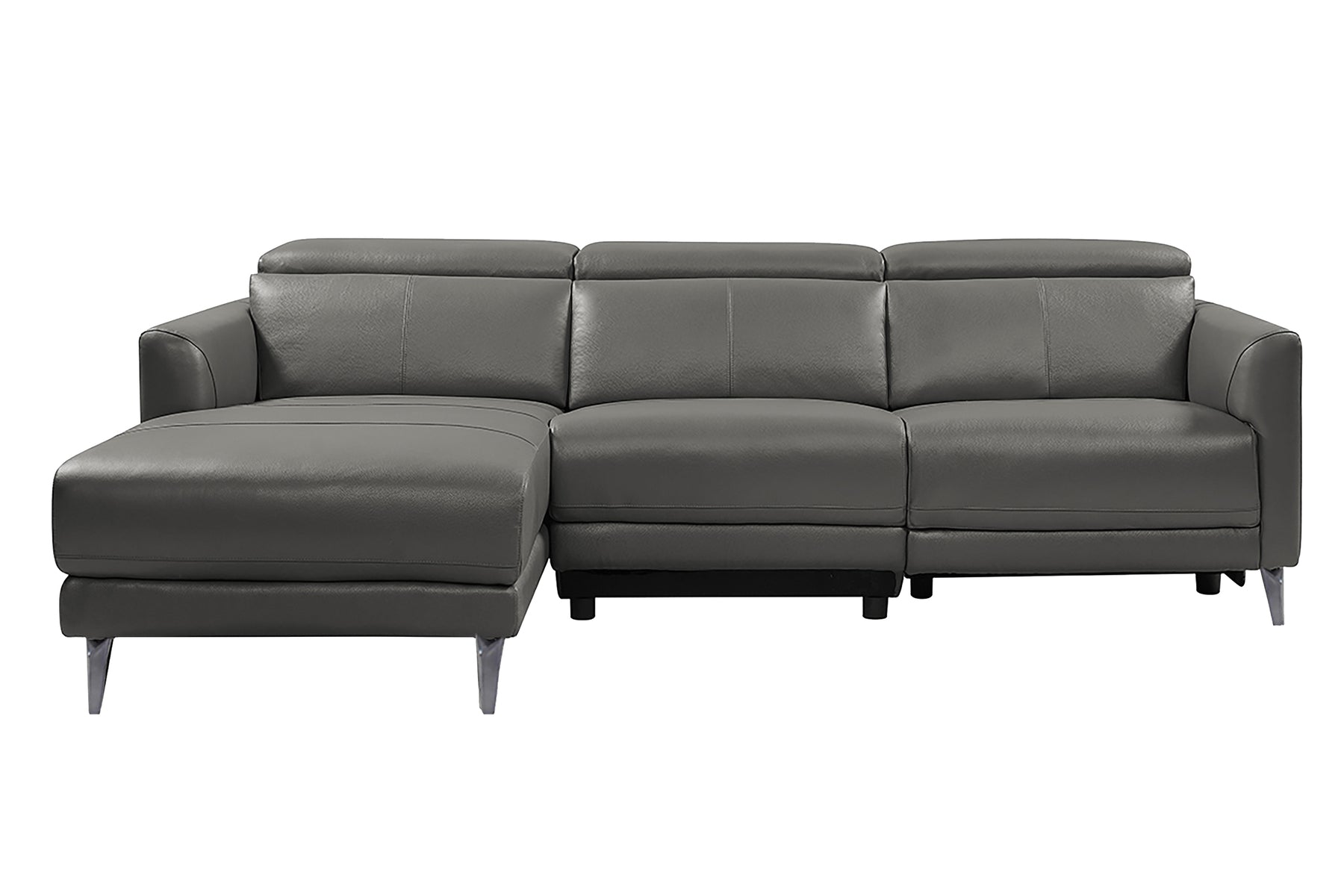 Laurent Nordic Royal Hygge™ Leather Reclining Sectional Sofa