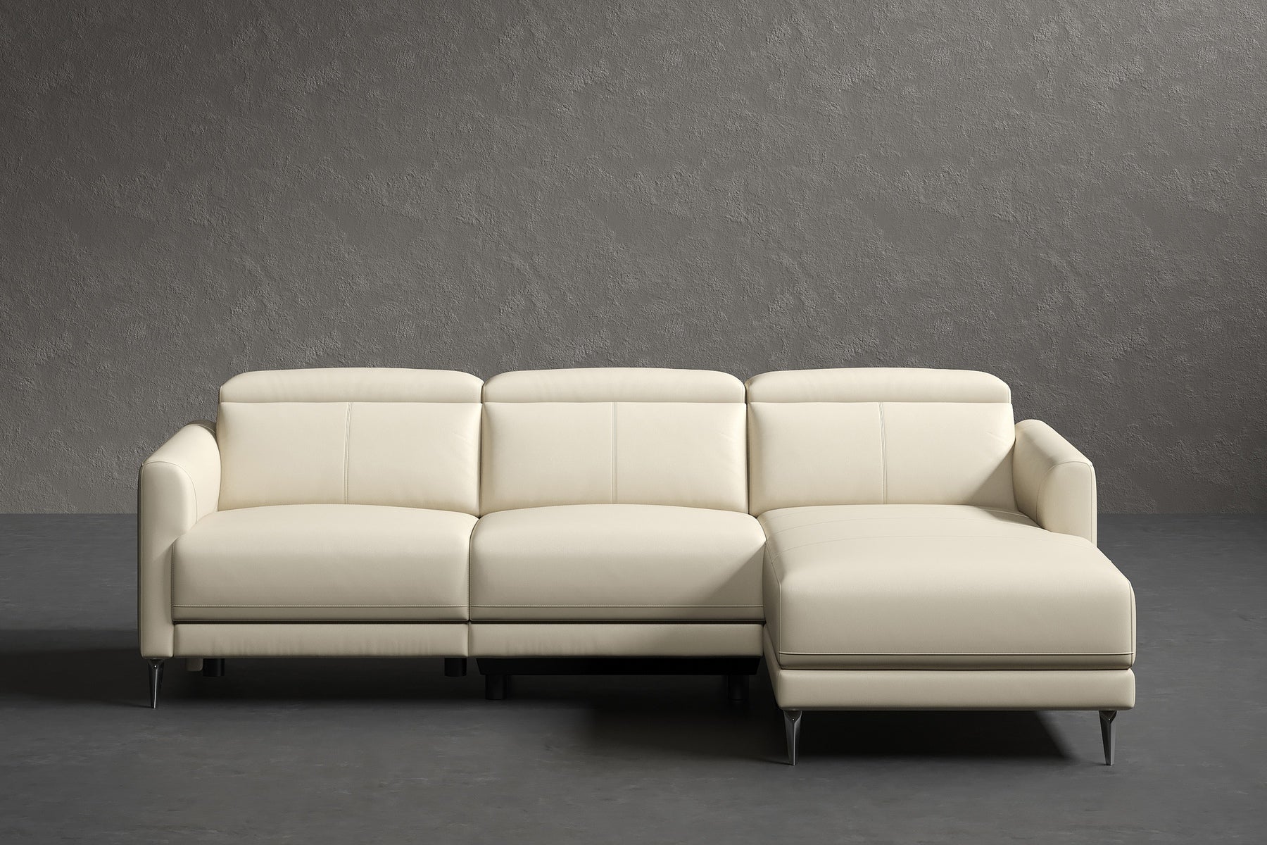 Laurent Nordic Royal Hygge™ Leather Reclining Sectional Sofa