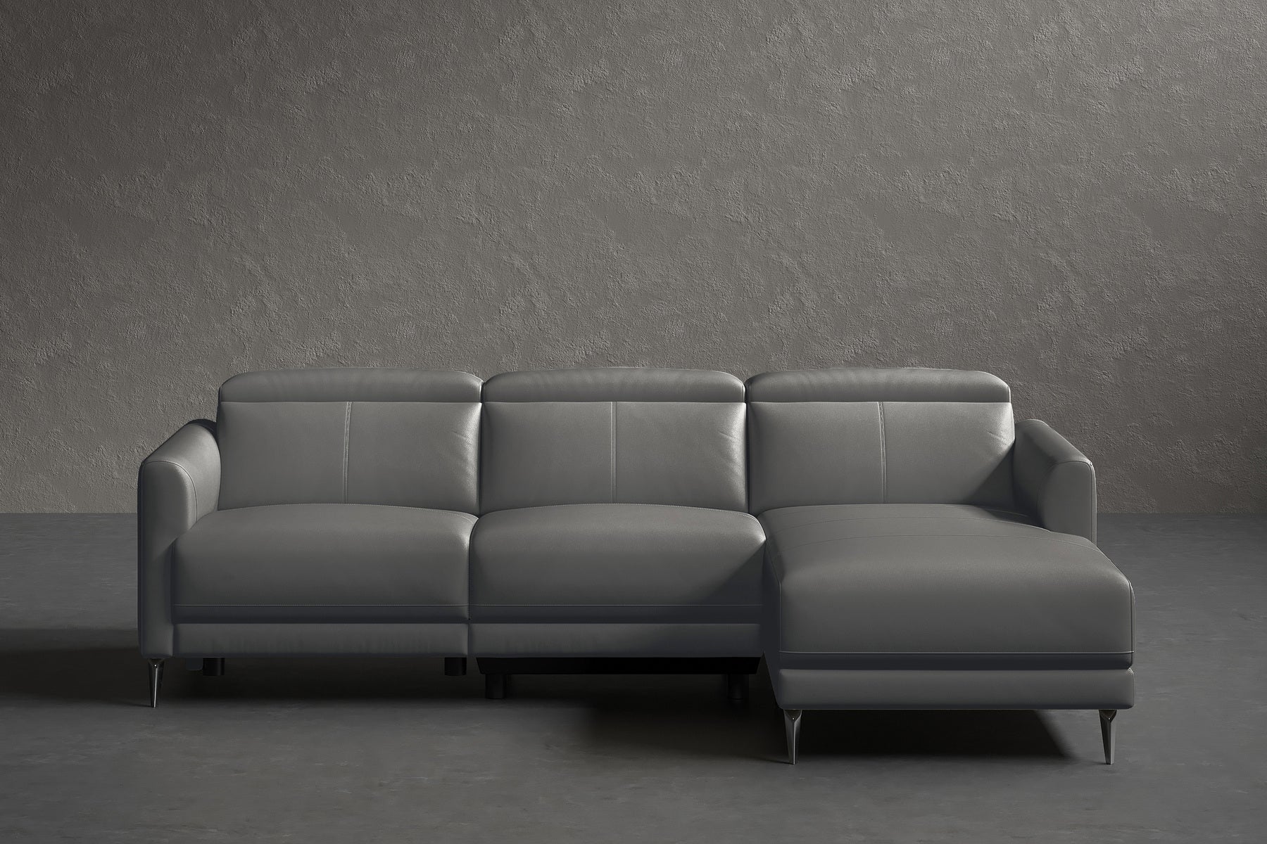 Laurent Nordic Royal Hygge™ Leather Reclining Sectional Sofa
