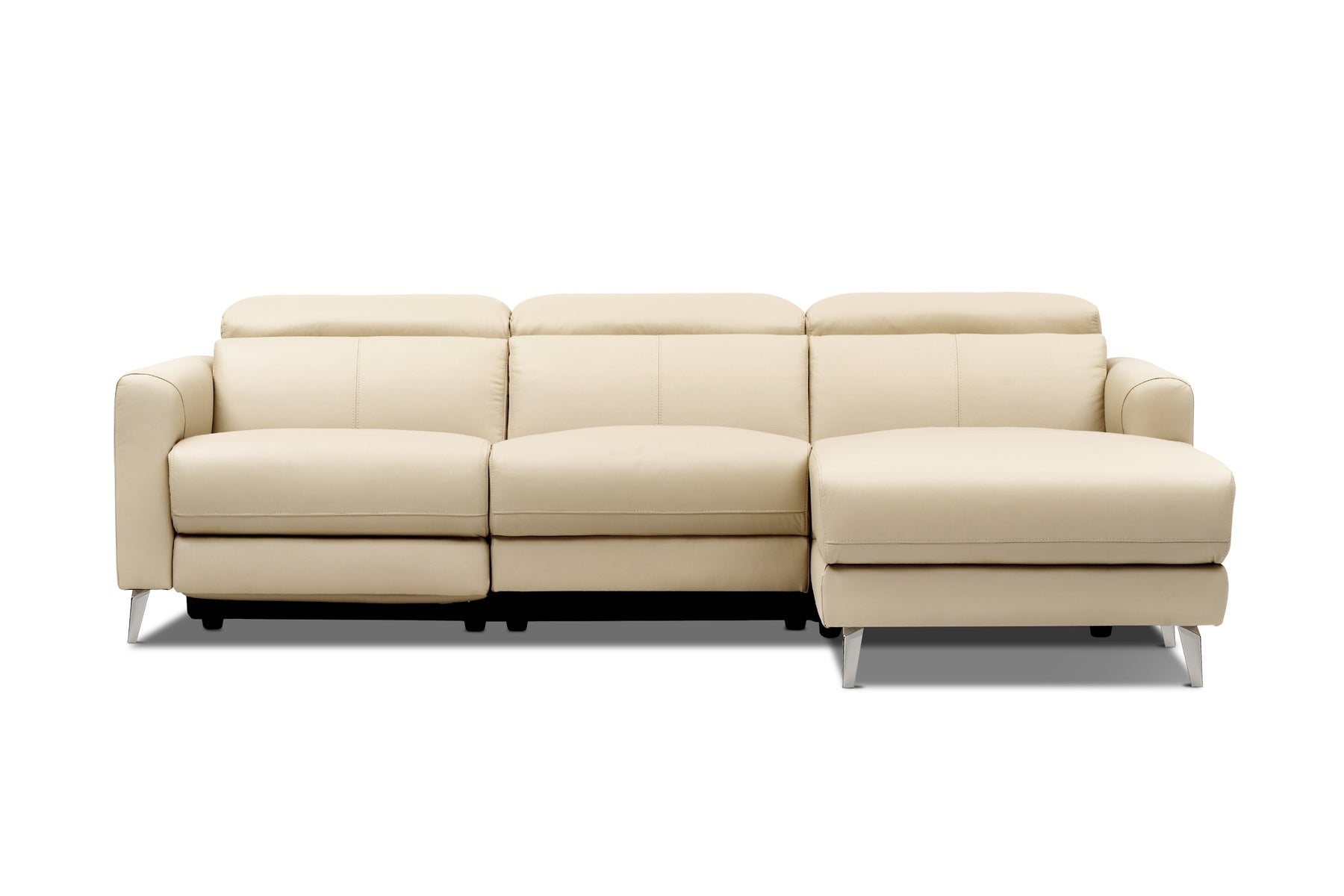 Laurent Nordic Royal Hygge™ Leather Reclining Sectional Sofa