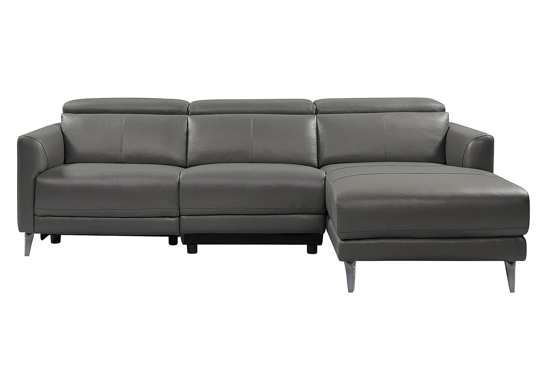 Laurent Nordic Royal Hygge™ Leather Reclining Sectional Sofa