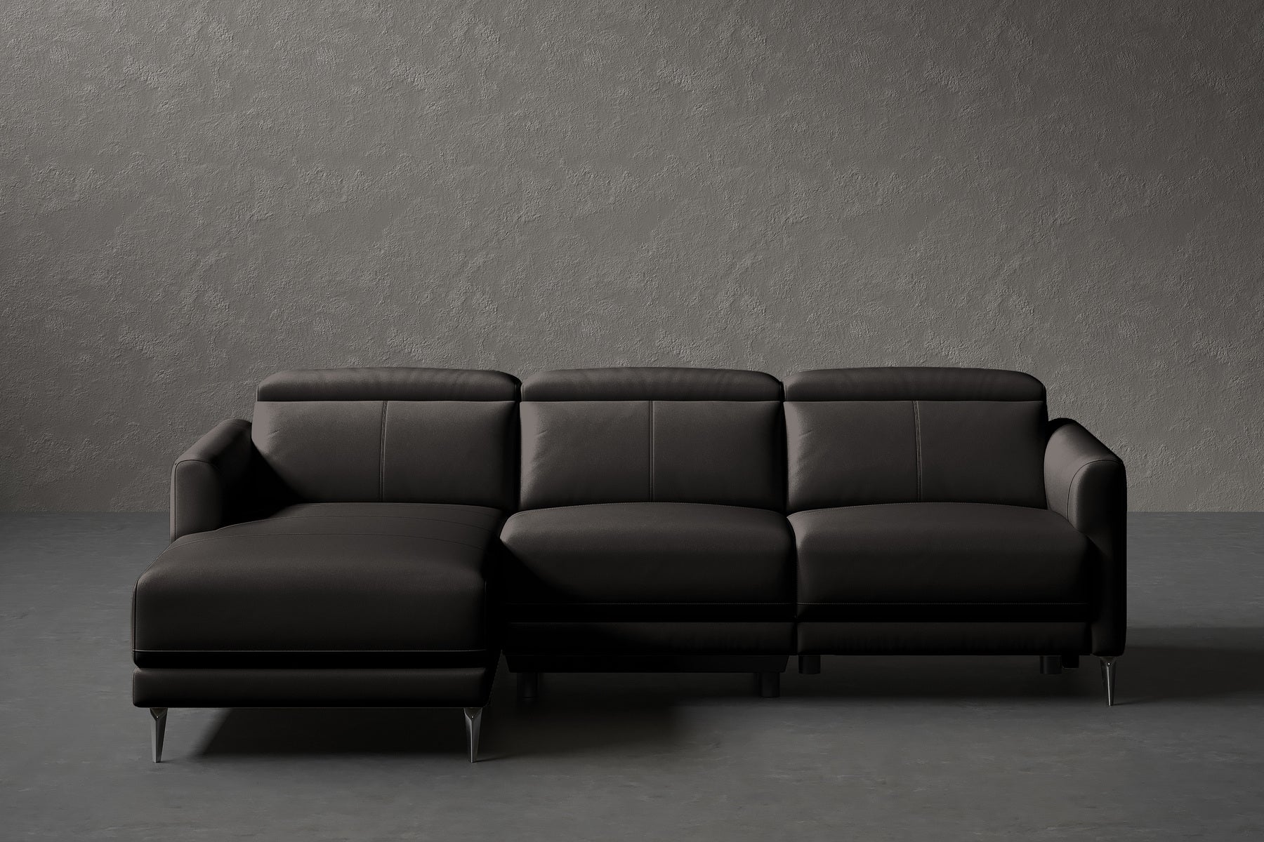 Laurent Nordic Royal Hygge™ Leather Reclining Sectional Sofa