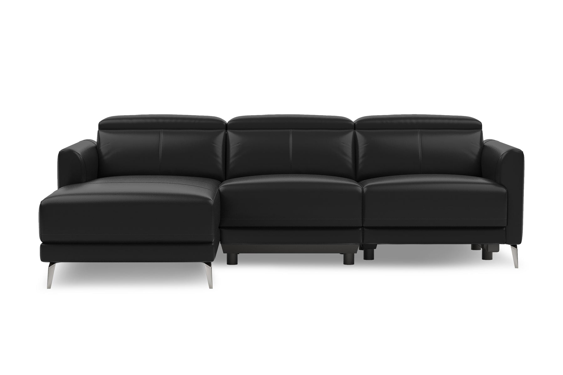 Laurent Nordic Royal Hygge™ Leather Reclining Sectional Sofa