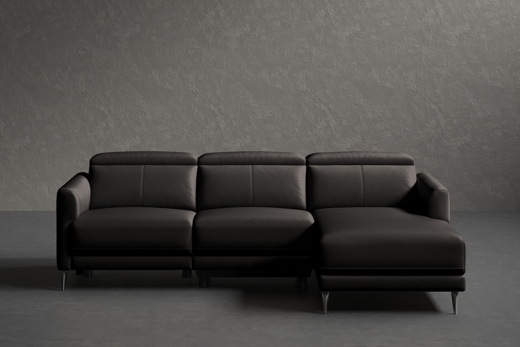 Laurent Nordic Royal Hygge™ Leather Reclining Sectional Sofa