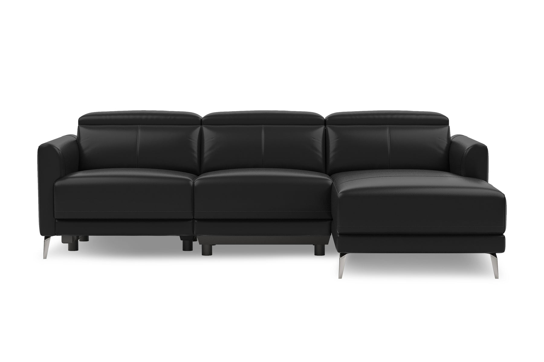 Laurent Nordic Royal Hygge™ Leather Reclining Sectional Sofa