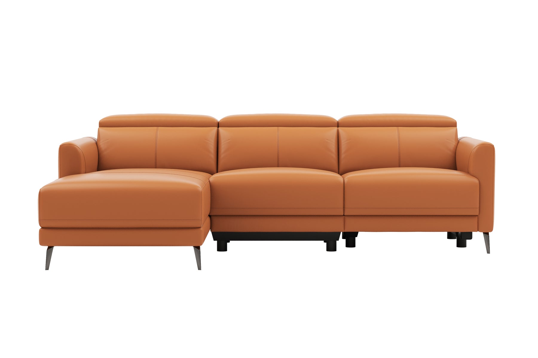 Laurent Nordic Royal Hygge™ Leather Reclining Sectional Sofa