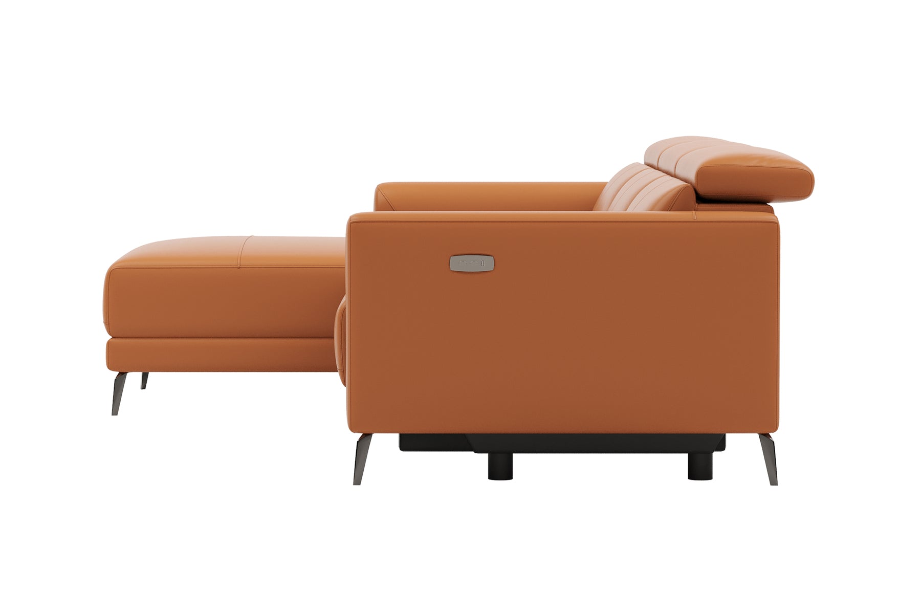 Laurent Nordic Royal Hygge™ Leather Reclining Sectional Sofa