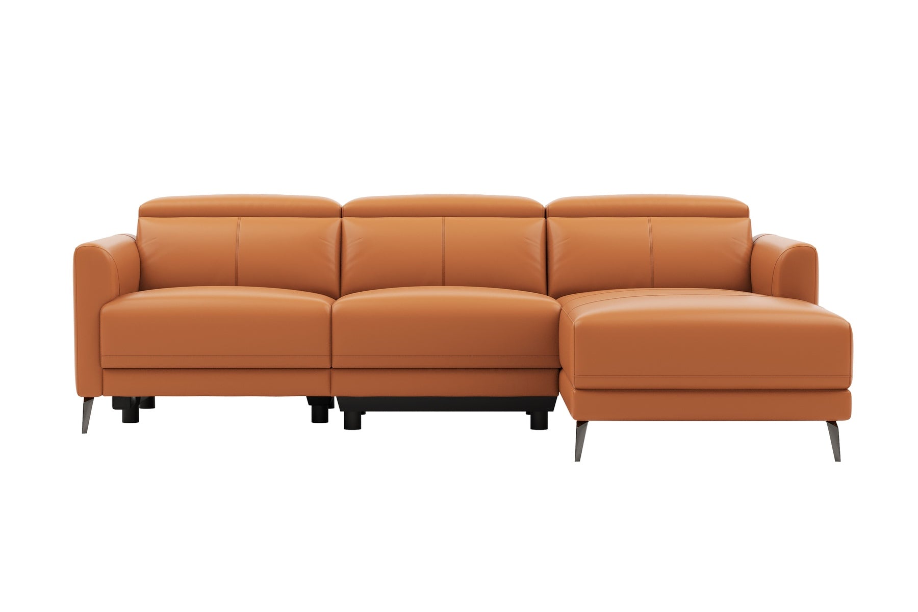 Laurent Nordic Royal Hygge™ Leather Reclining Sectional Sofa