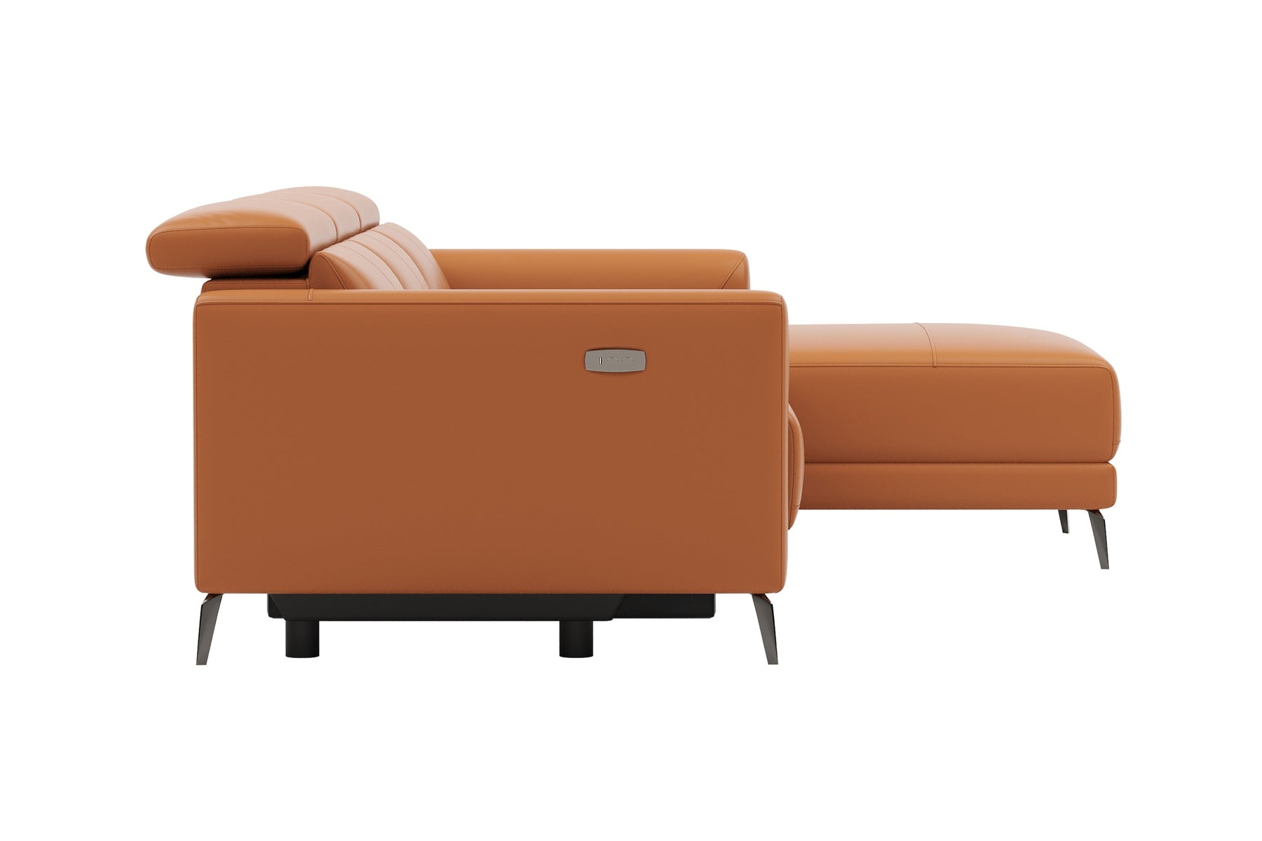Laurent Nordic Royal Hygge™ Leather Reclining Sectional Sofa