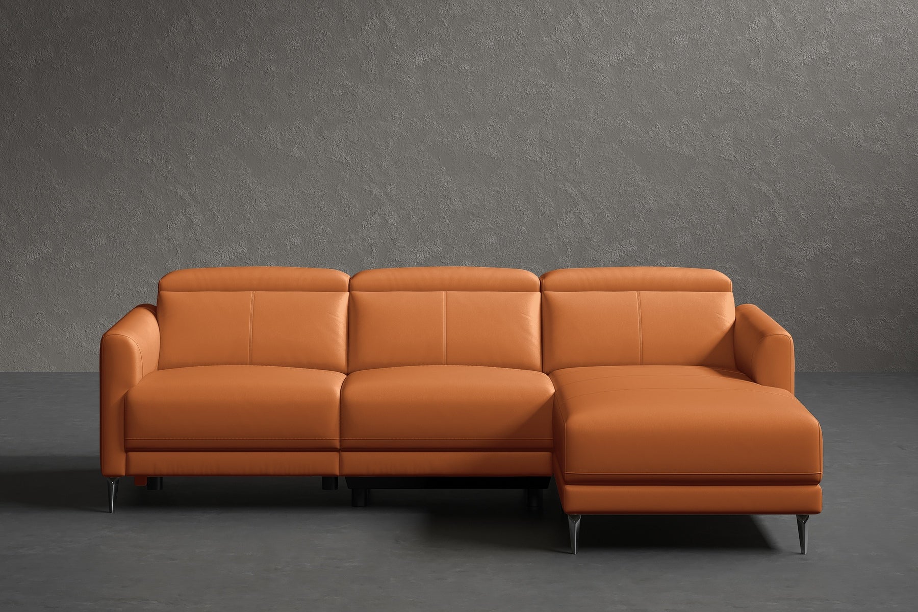 Laurent Nordic Royal Hygge™ Leather Reclining Sectional Sofa