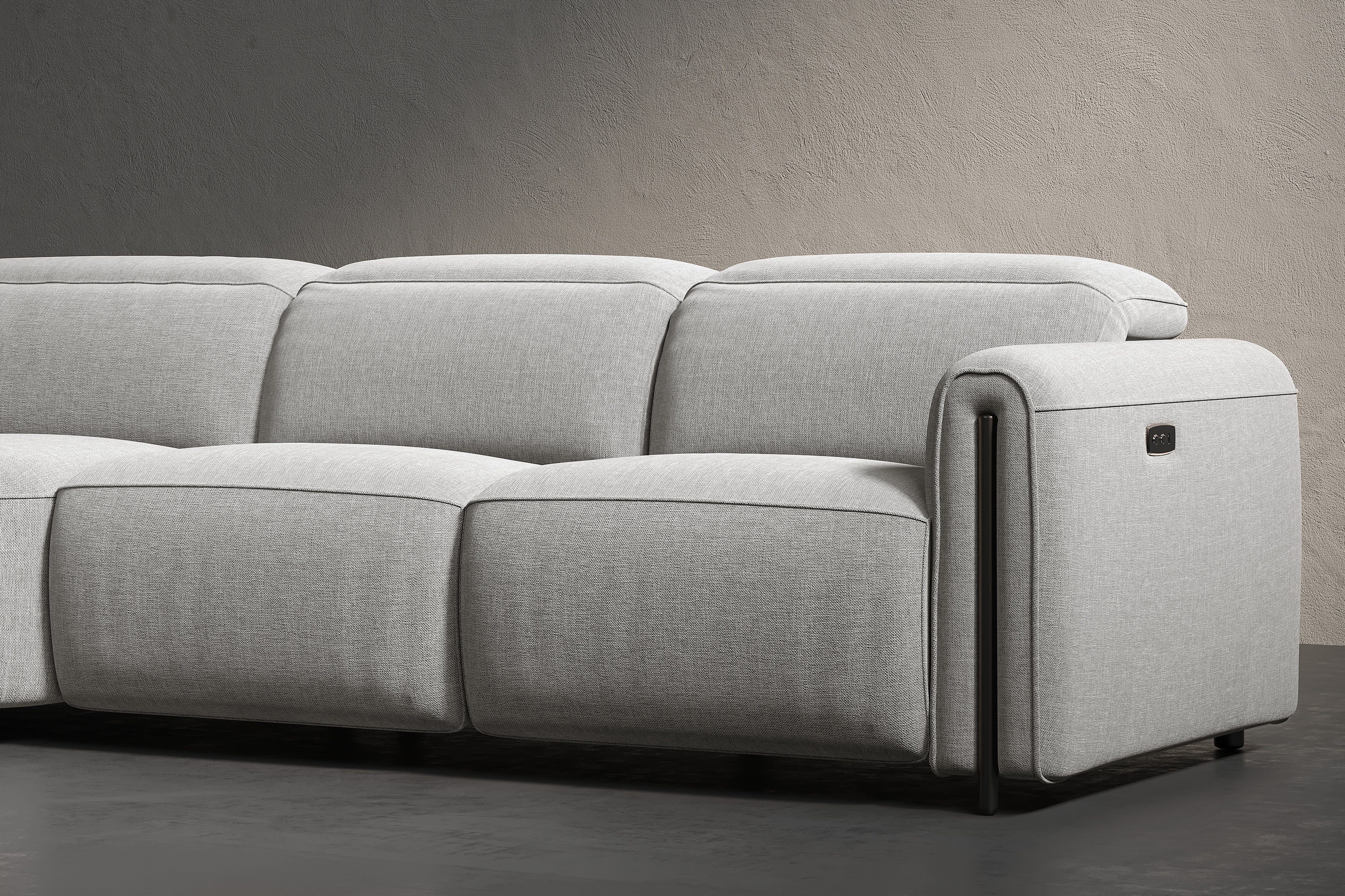 Octavia Fabric Recliner Sectional Cloud Sofa