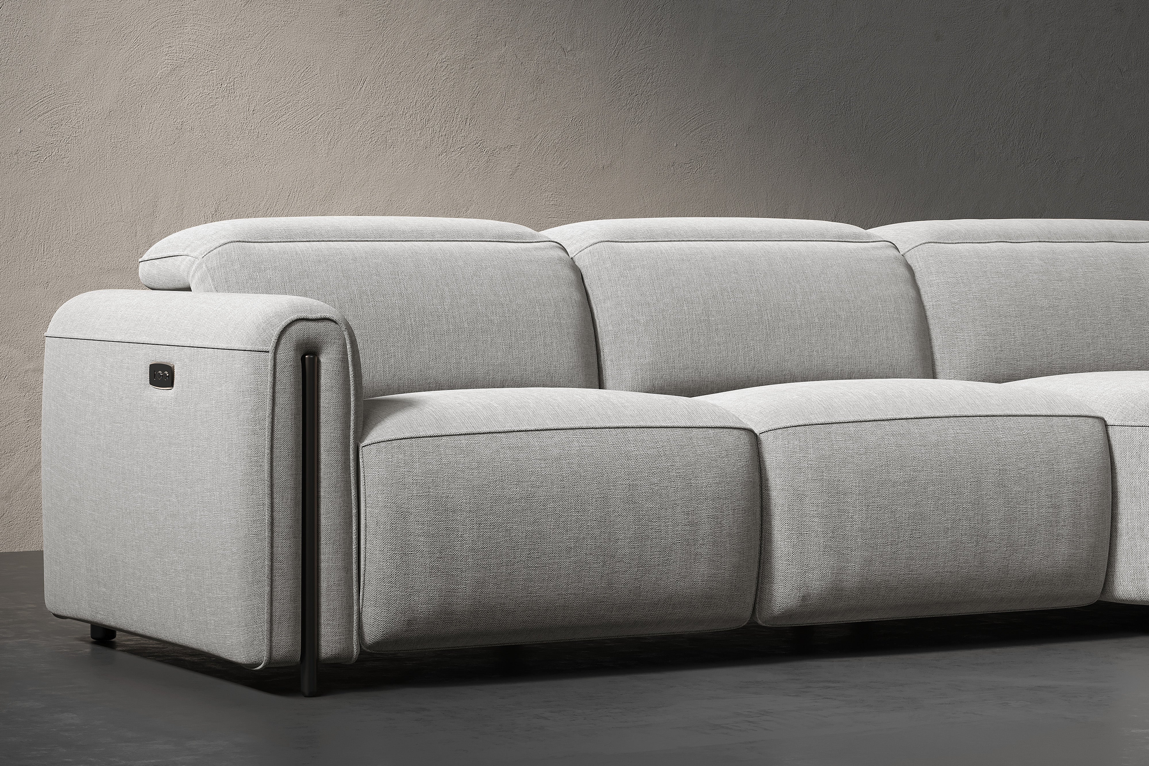 Octavia Fabric Recliner Sectional Cloud Sofa