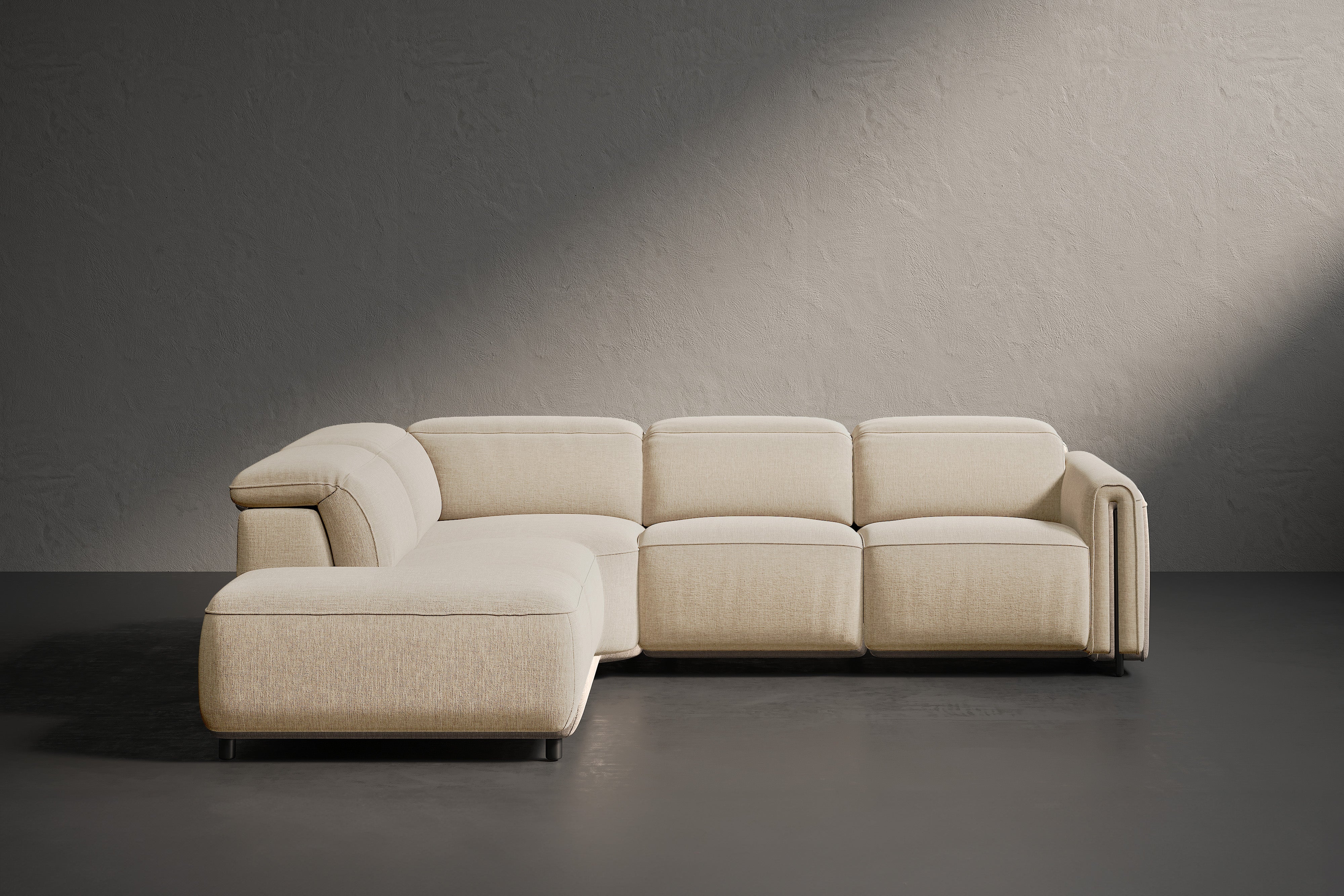 Octavia Fabric Recliner Sectional Cloud Sofa