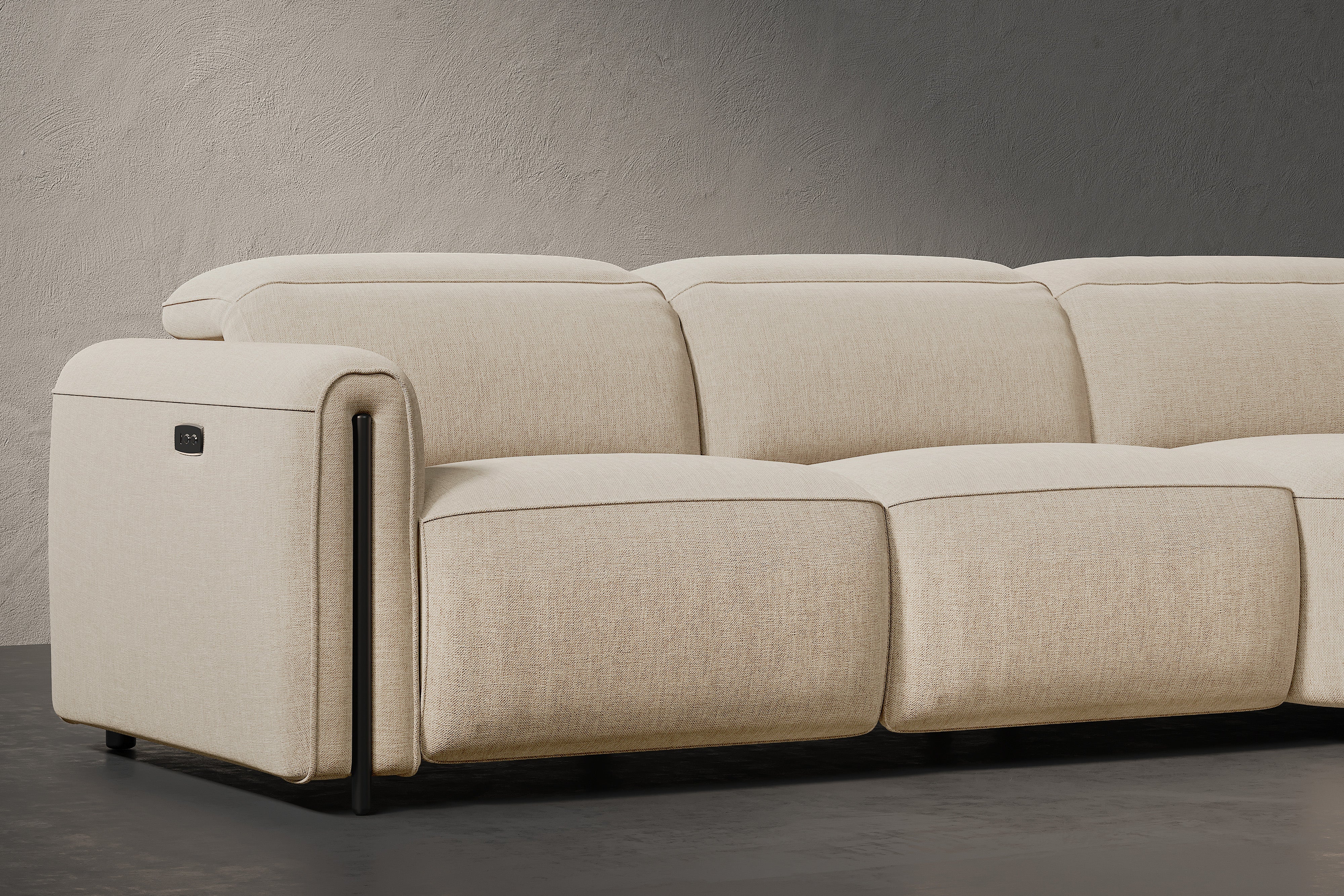 Octavia Fabric Recliner Sectional Cloud Sofa