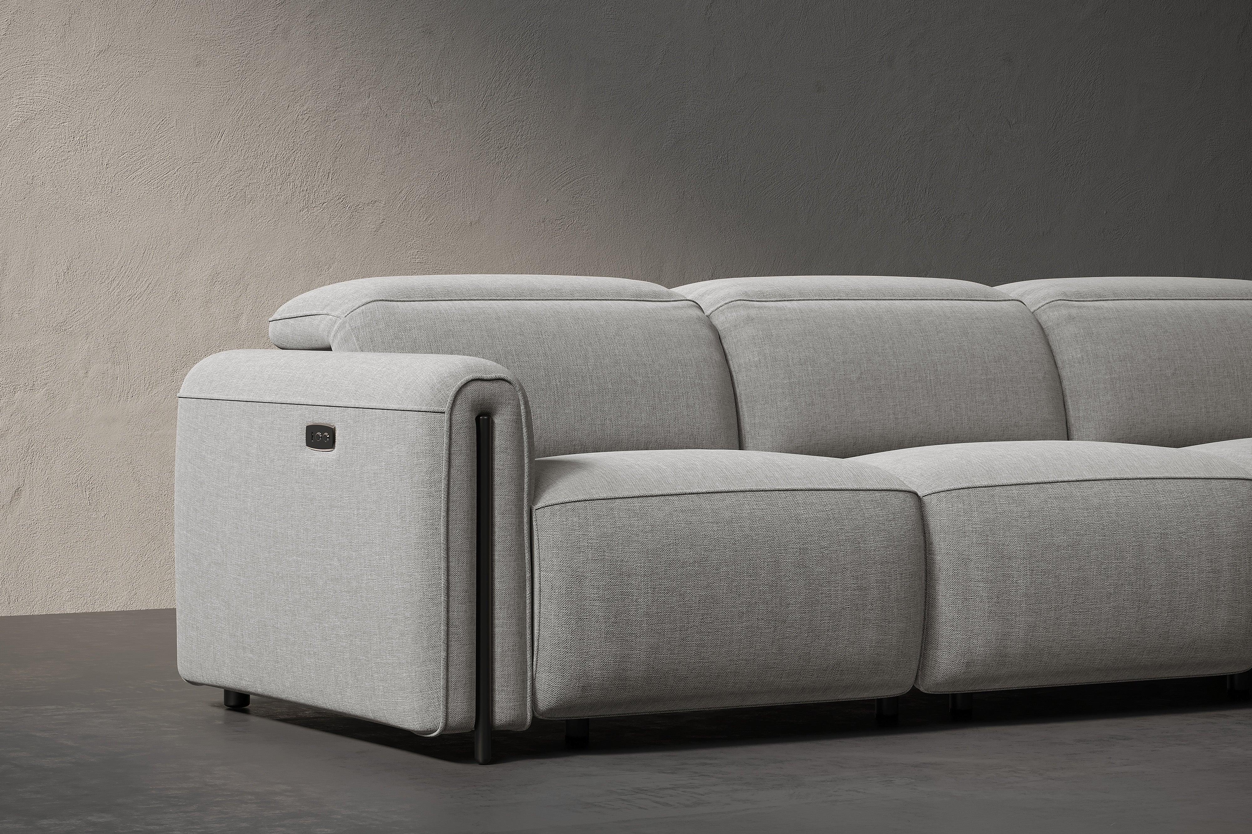 Octavia Fabric Reclining Cloud Sofa