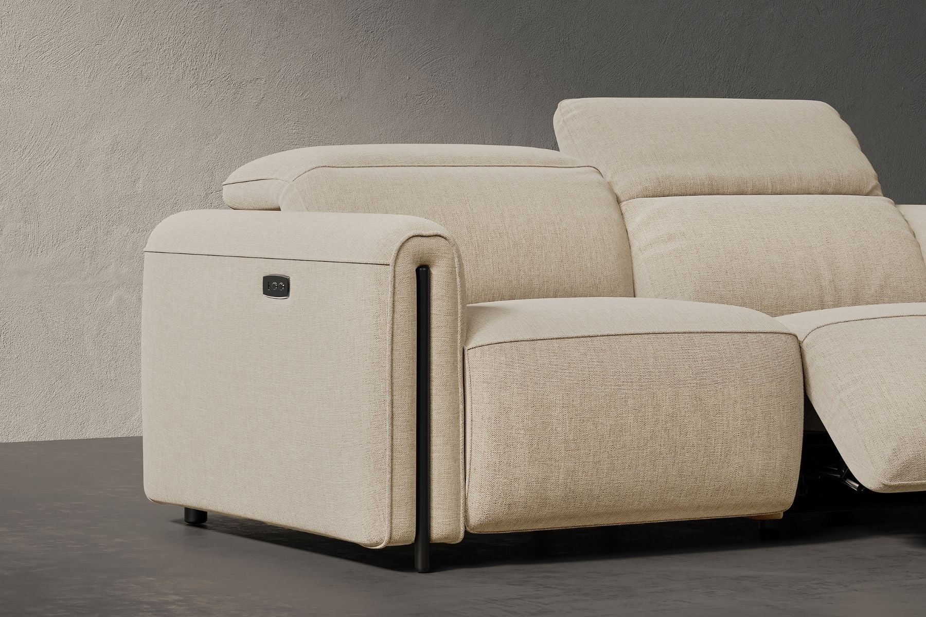 Ricci Cloud Fabric Recliner Sofa – Luxury Meets Smart Comfort