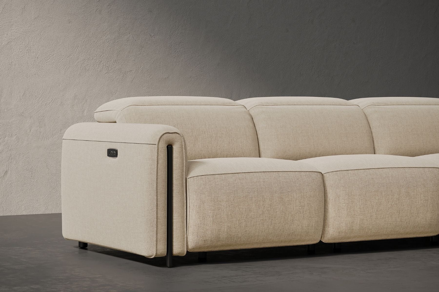 Ricci Fabric Reclining Cloud Sofa