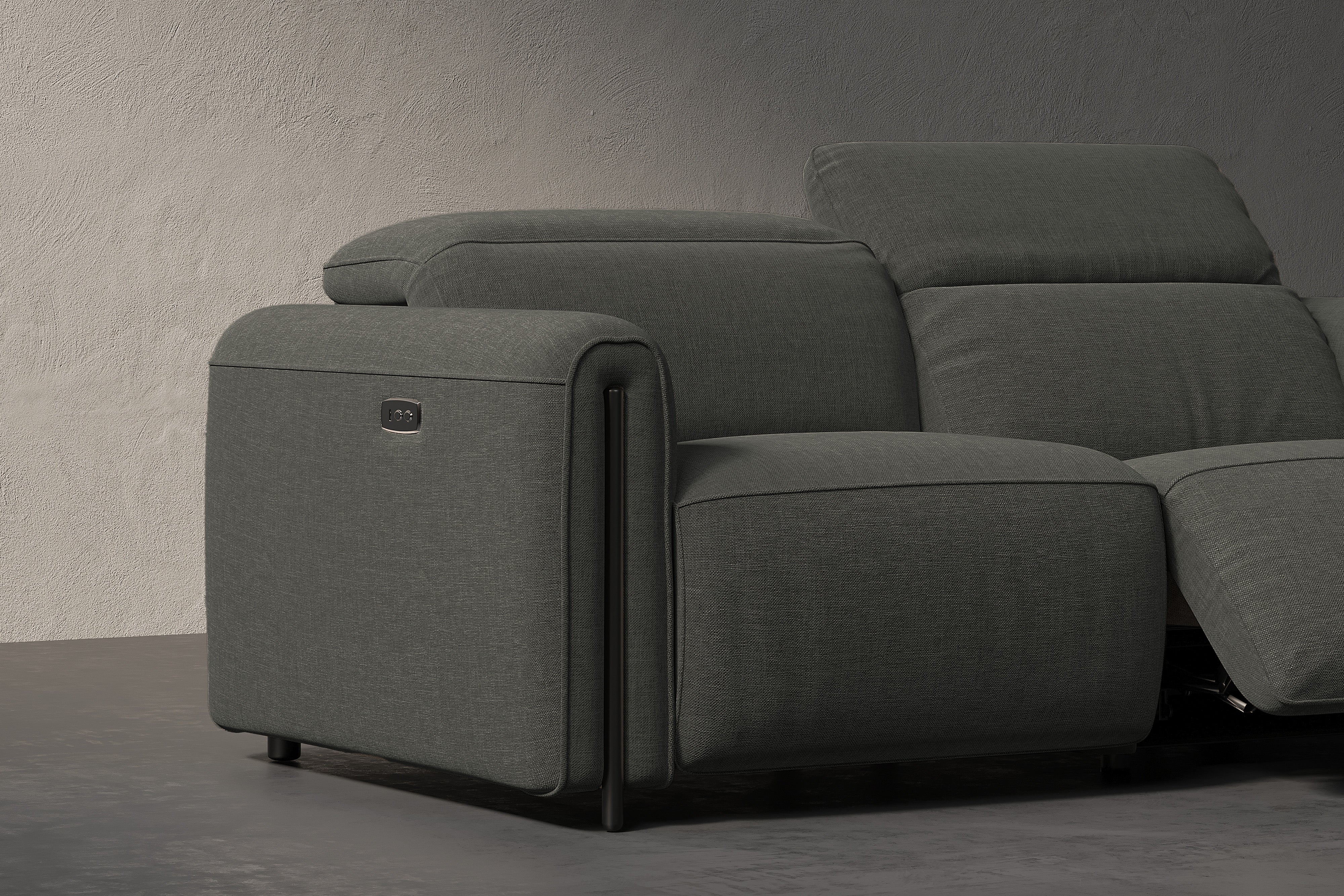 Octavia Fabric Reclining Cloud Sofa