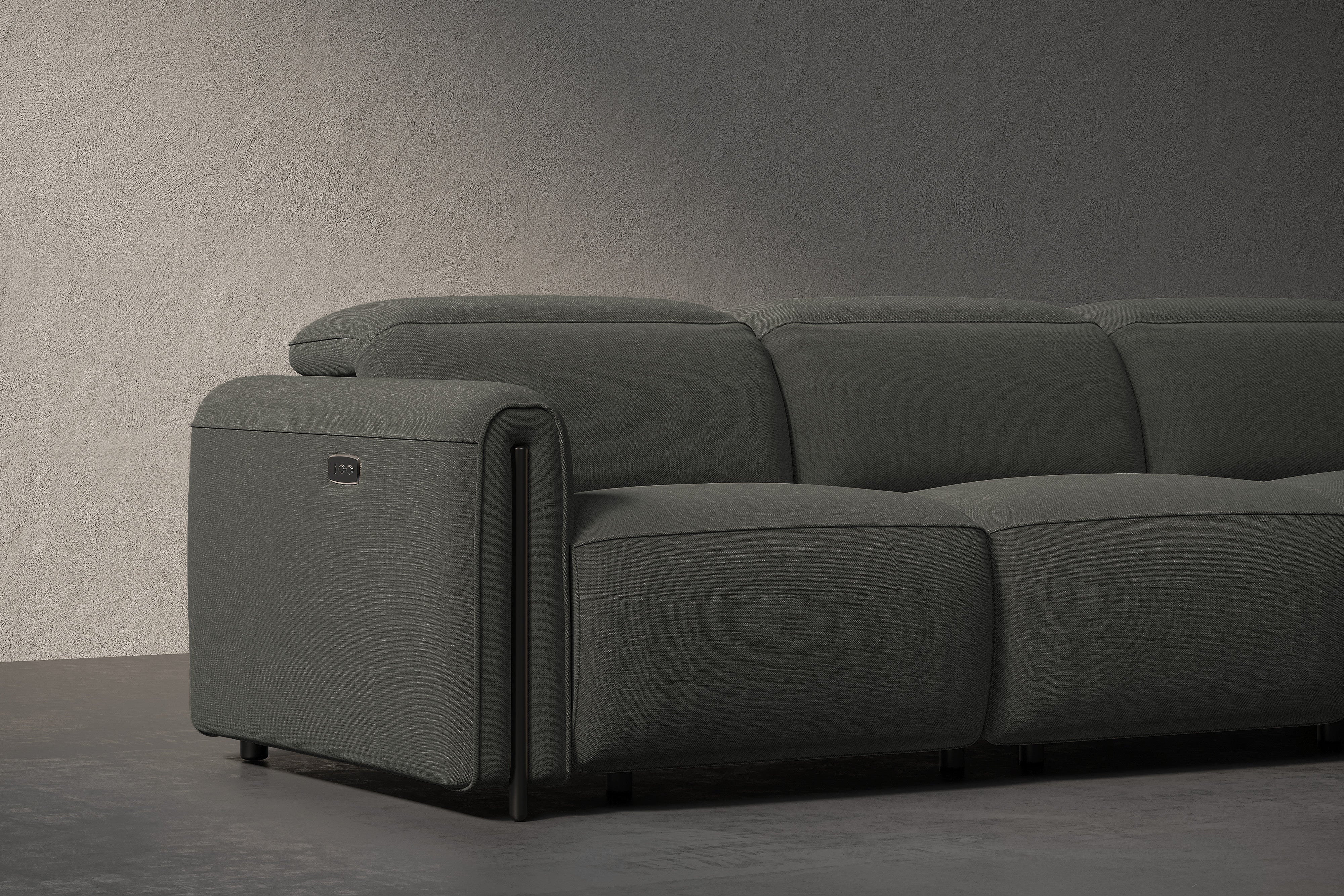 Octavia Fabric Reclining Cloud Sofa