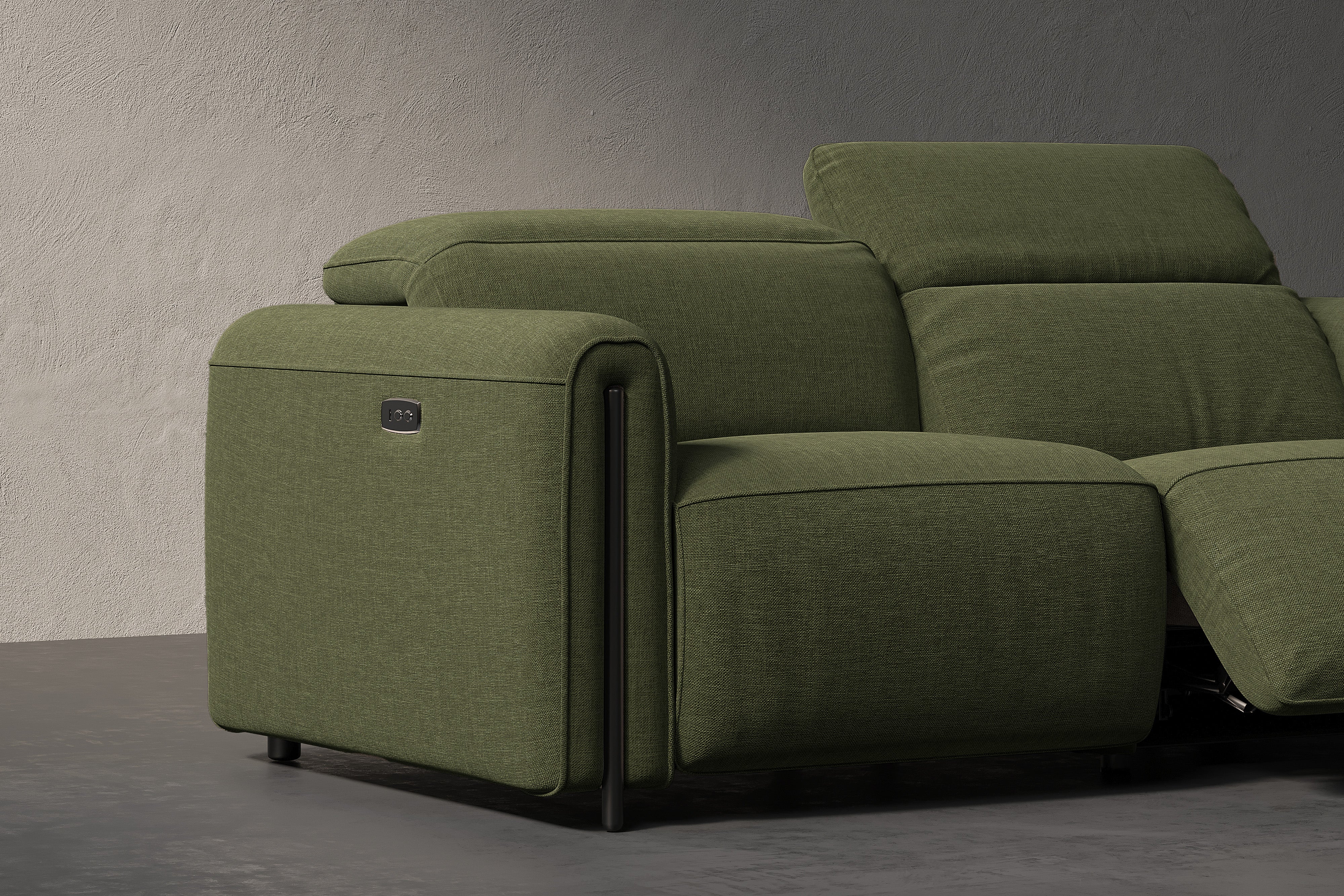 Octavia Fabric Reclining Cloud Sofa