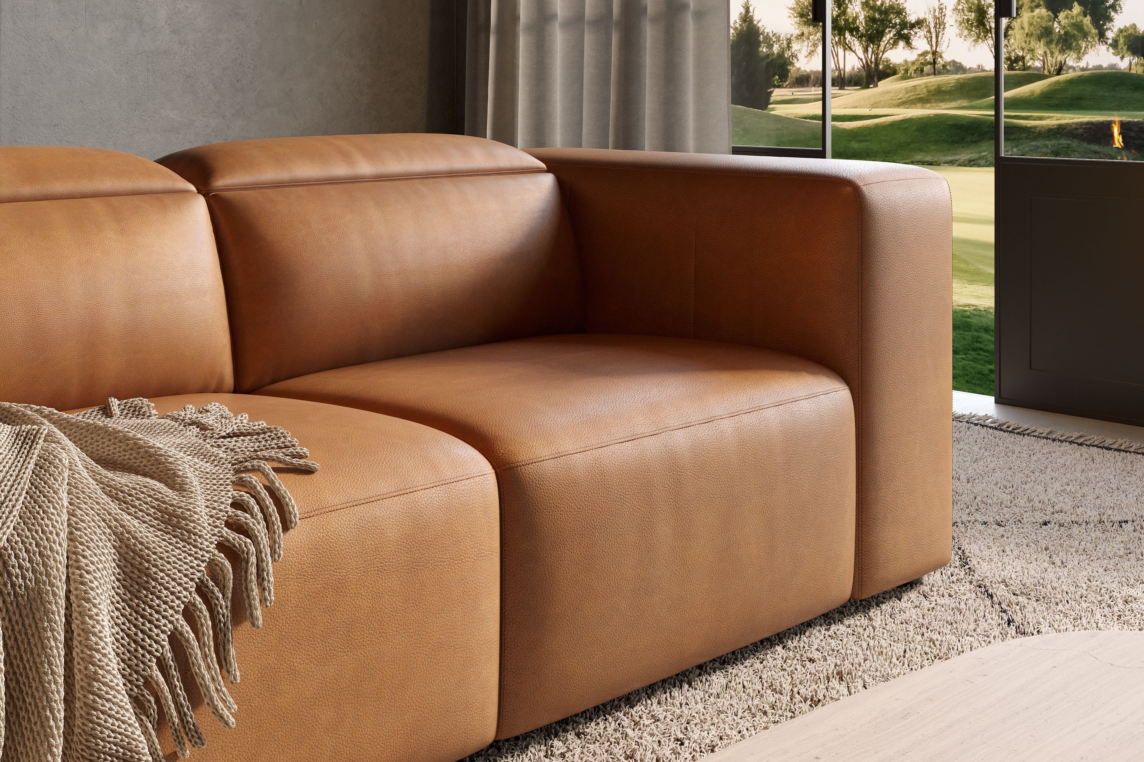 Chaumet Scandinavian Heritage Royal Zero-Wall Power Recliner Sofa