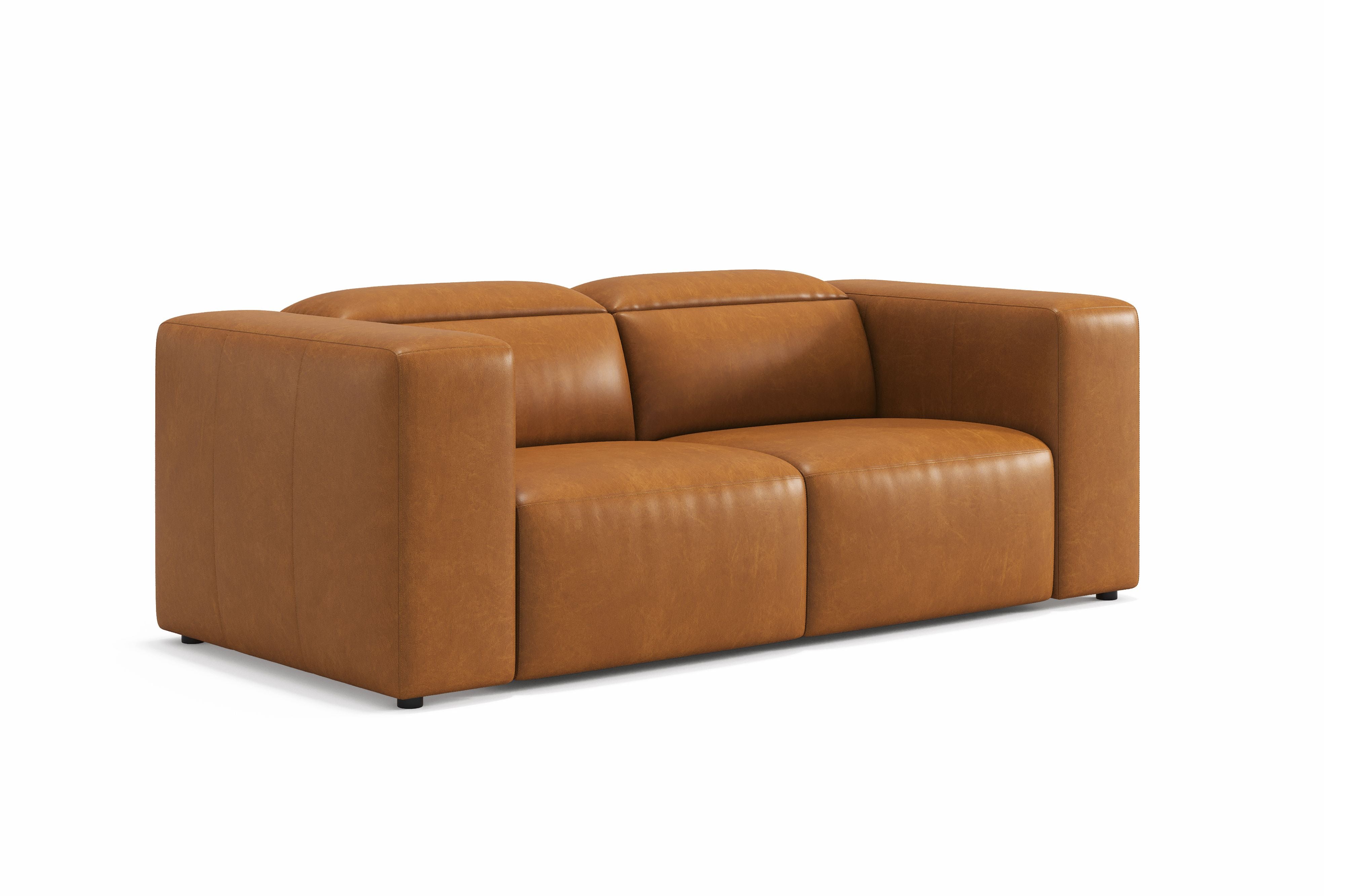 Chaumet Leather Reclining Sofa