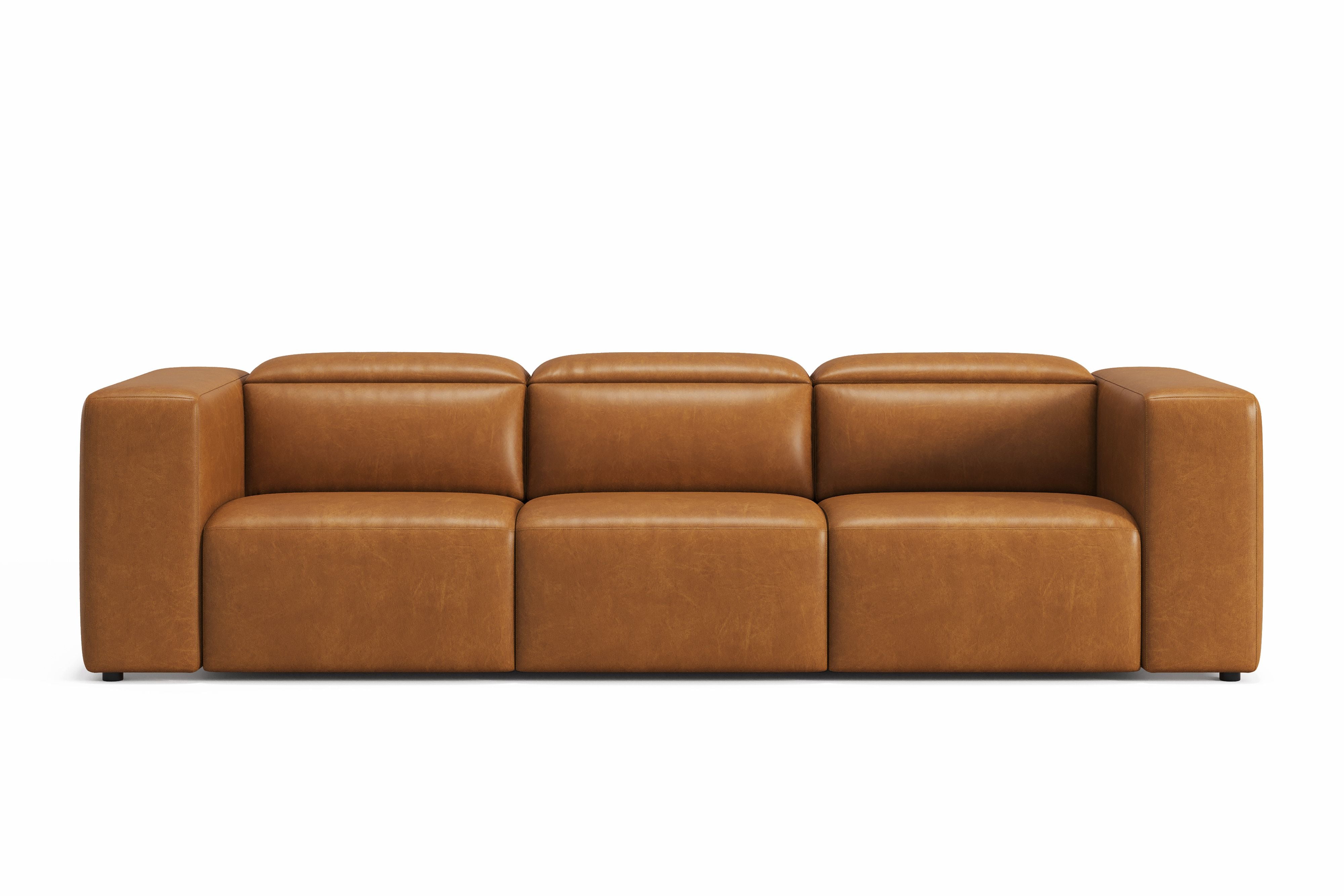 Chaumet Leather Reclining Sofa