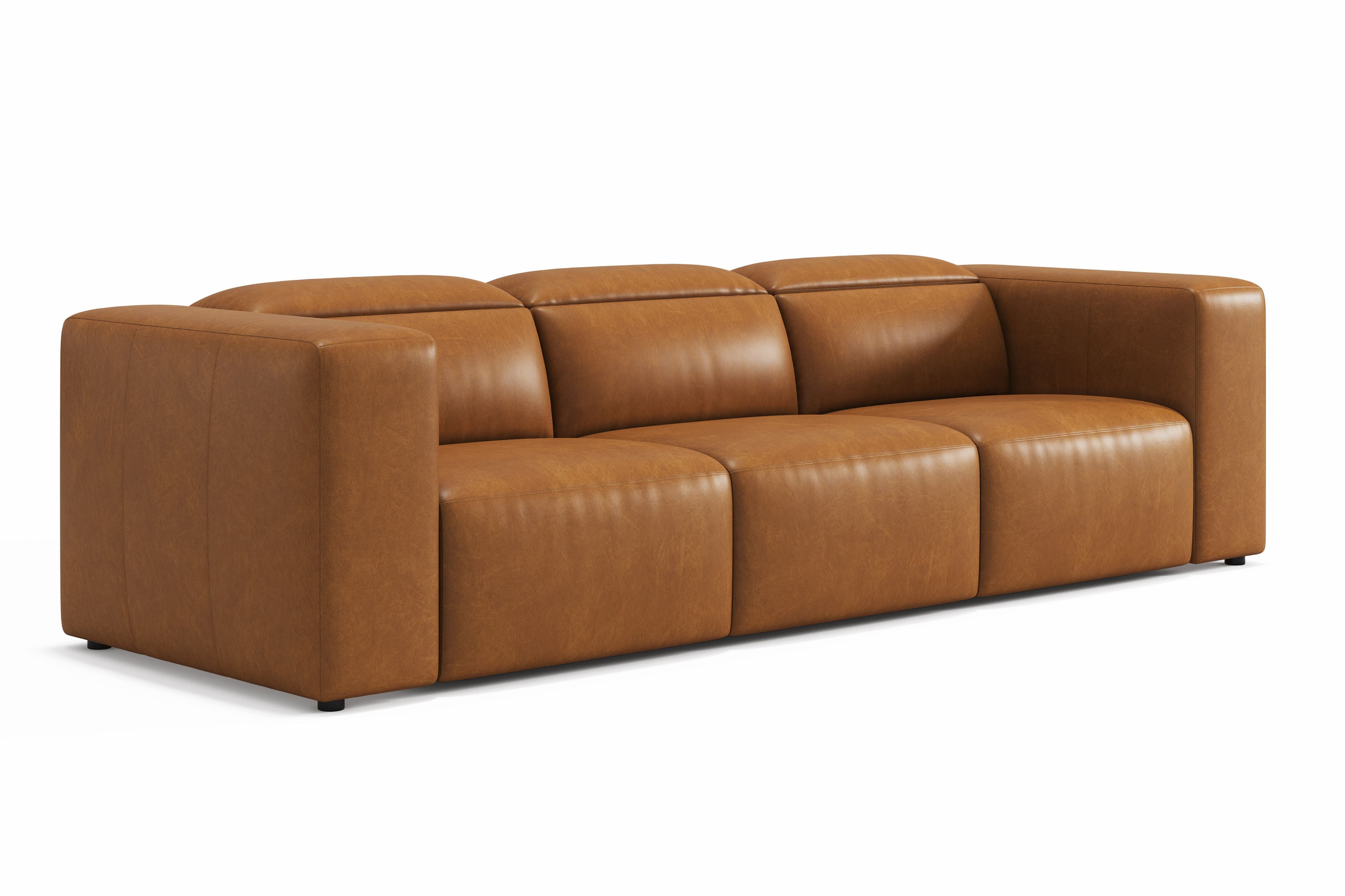 Chaumet Leather Reclining Sofa