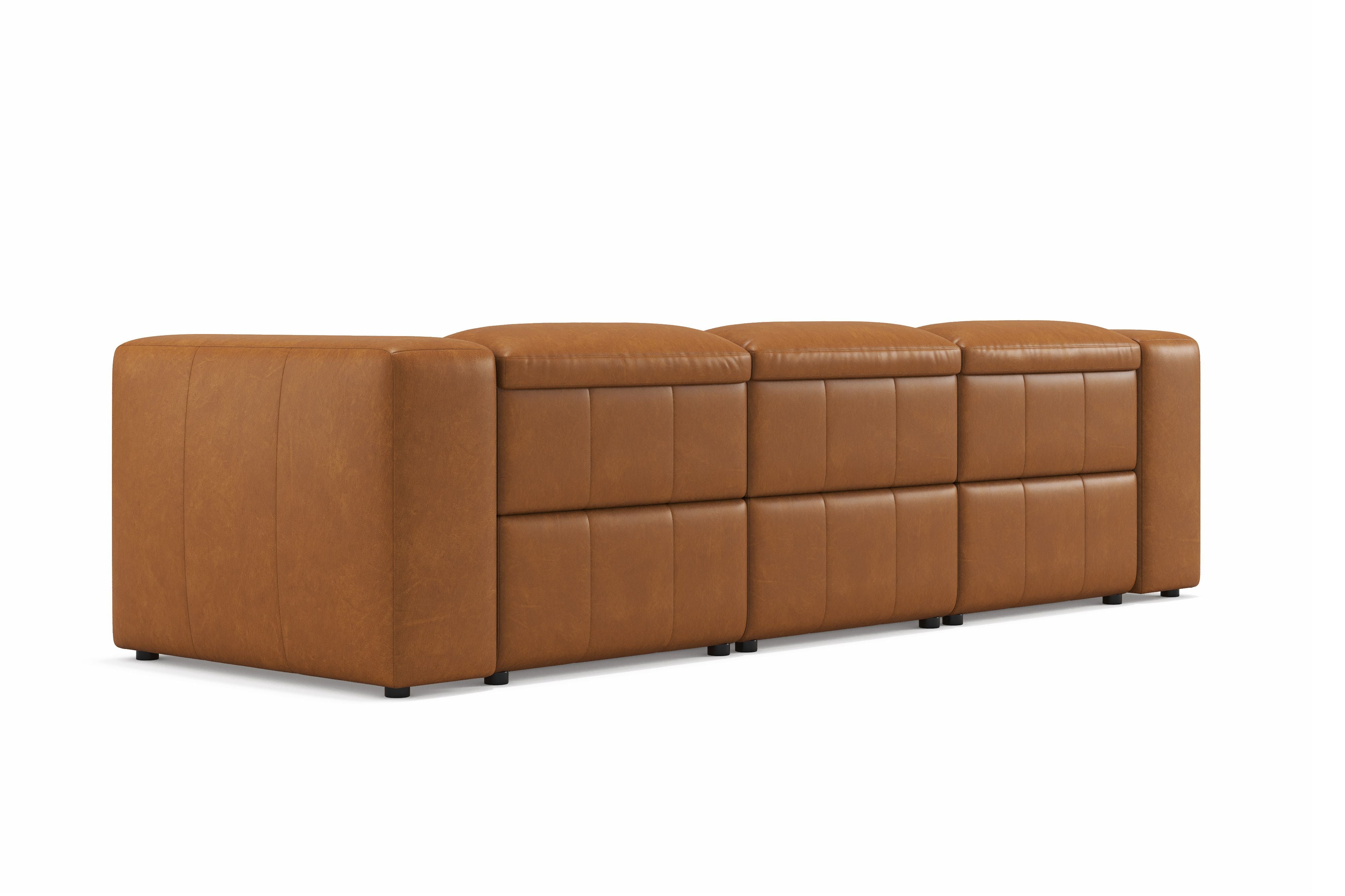 Chaumet Leather Reclining Sofa