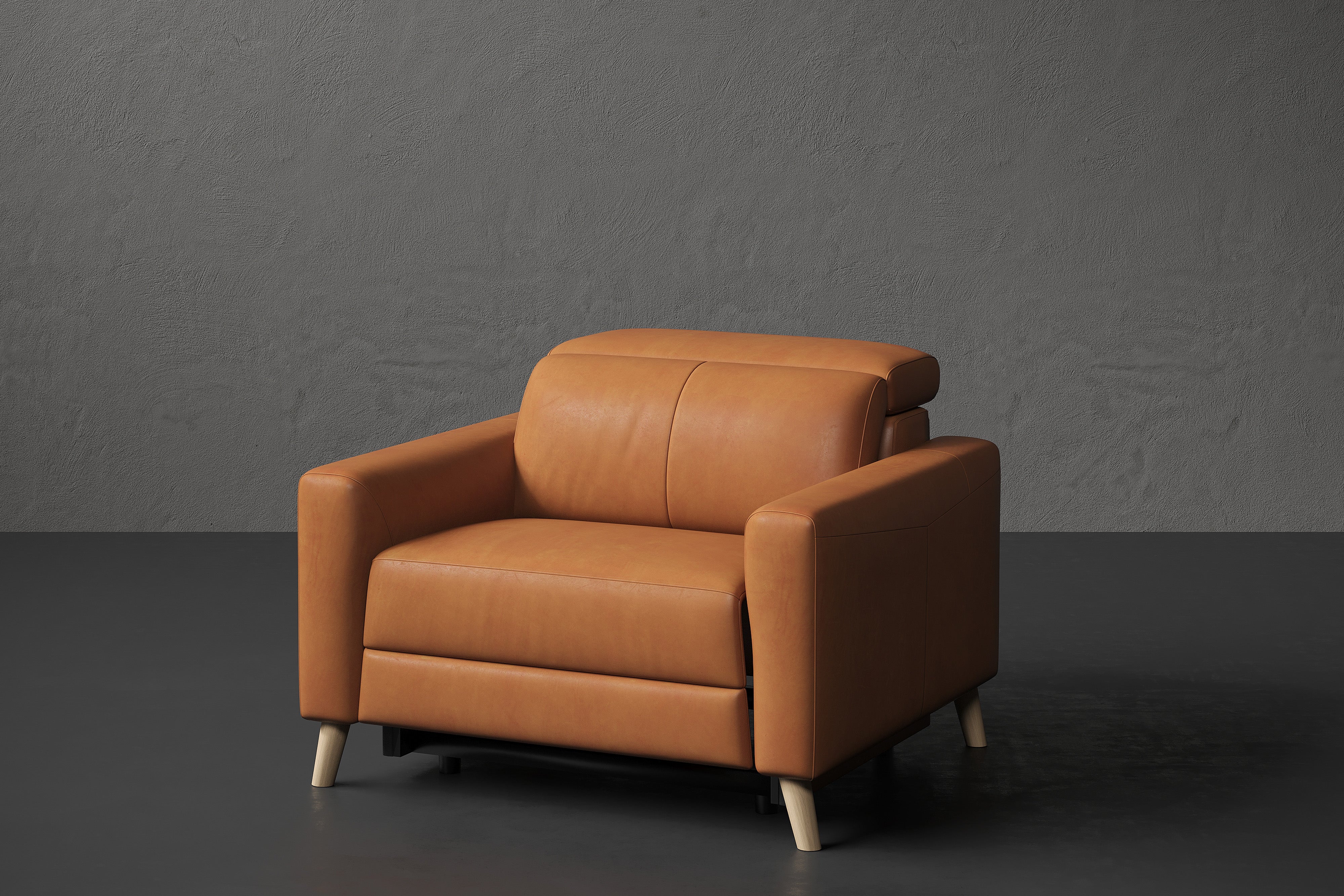 Elodie Leather Recliner Chair