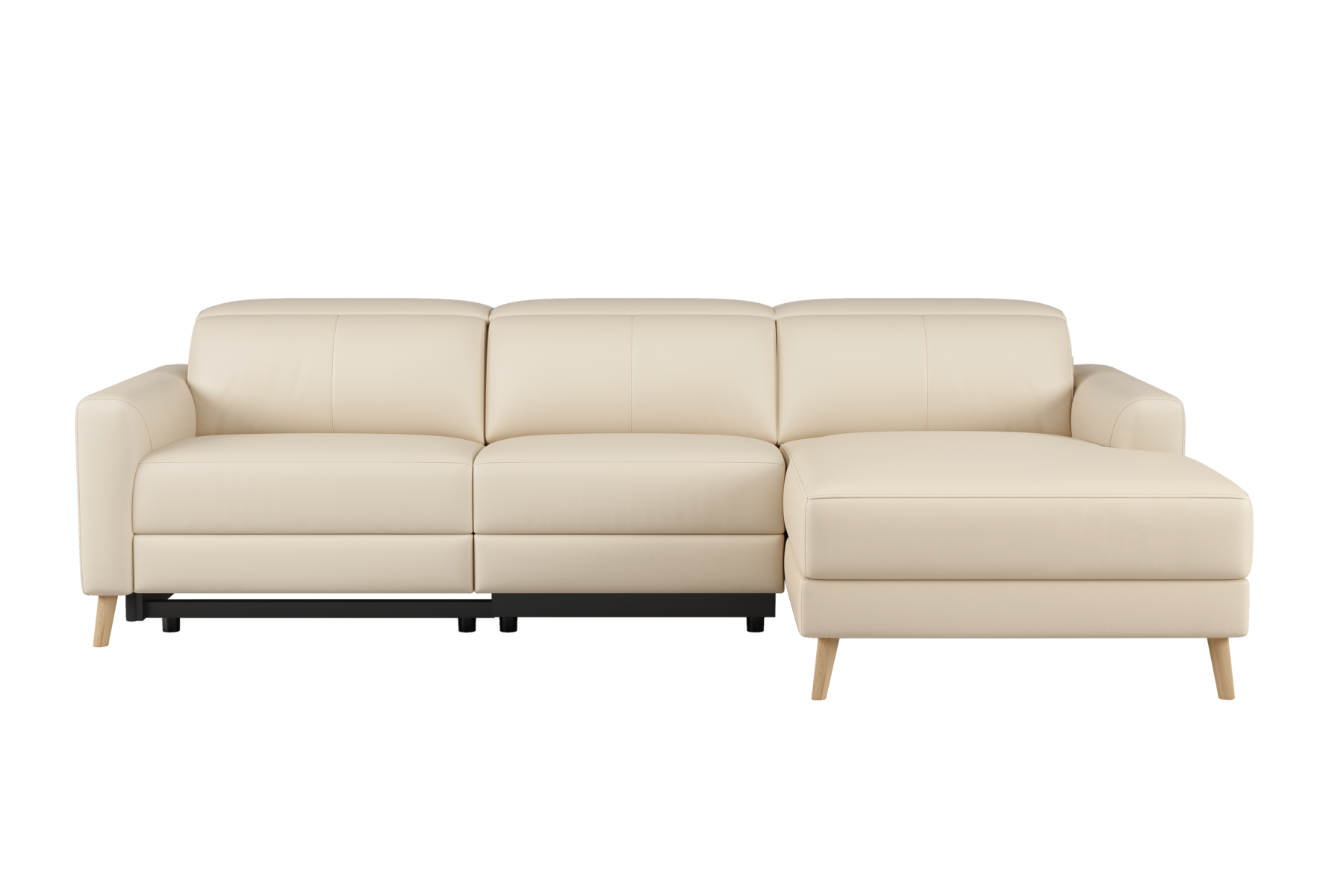Ozanne Leather Power Reclining Sectional Sofa