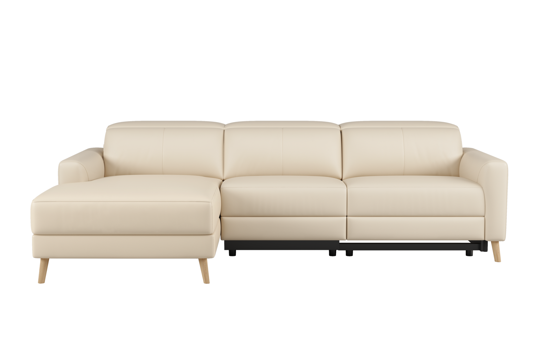 Ozanne Leather Power Reclining Sectional Sofa