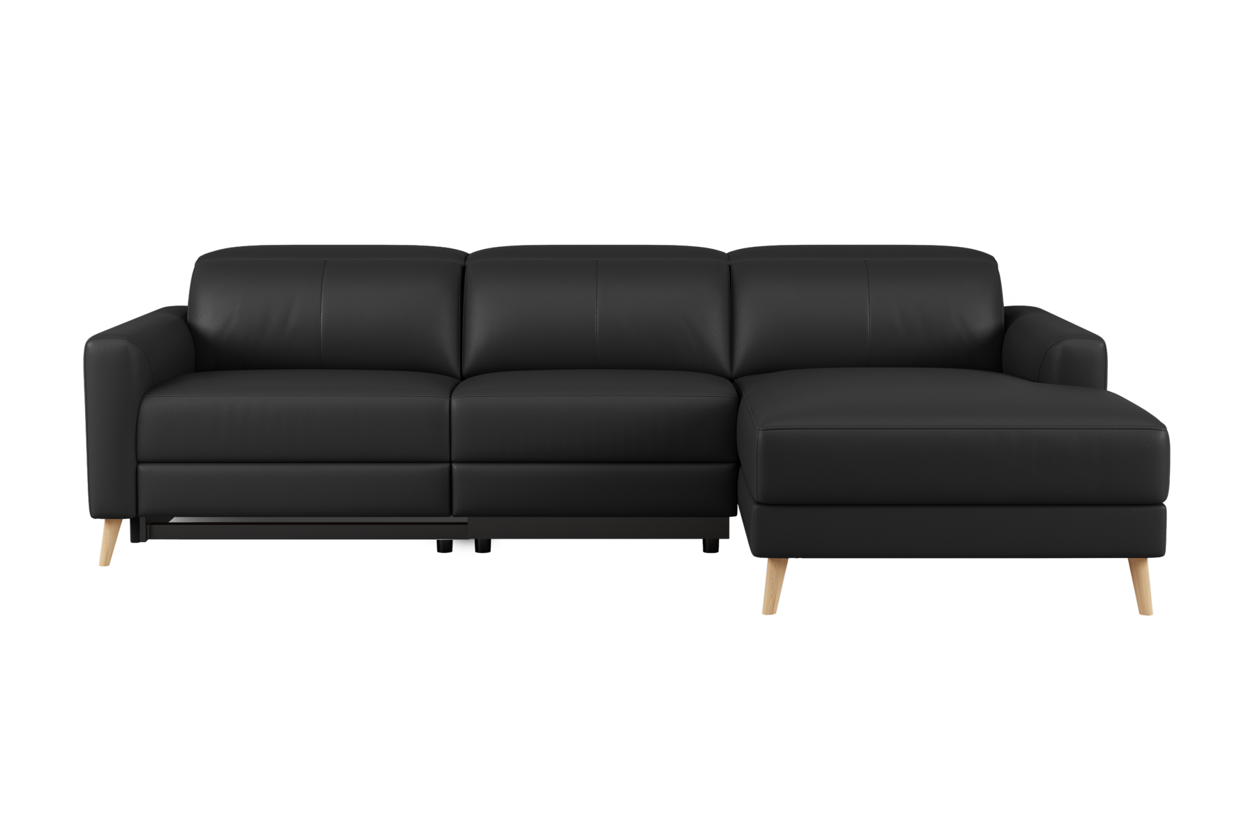 Ozanne Leather Power Reclining Sectional Sofa