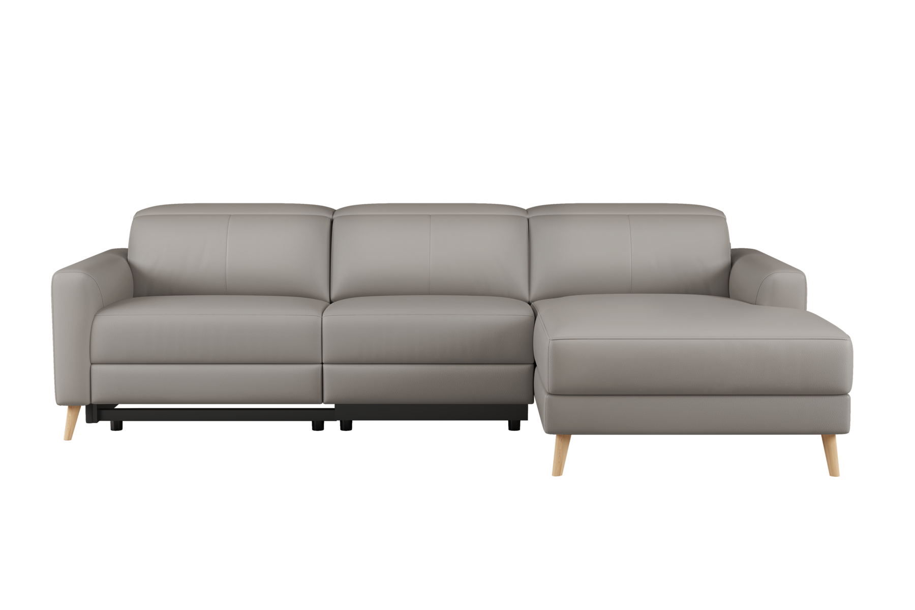 Ozanne Leather Power Reclining Sectional Sofa