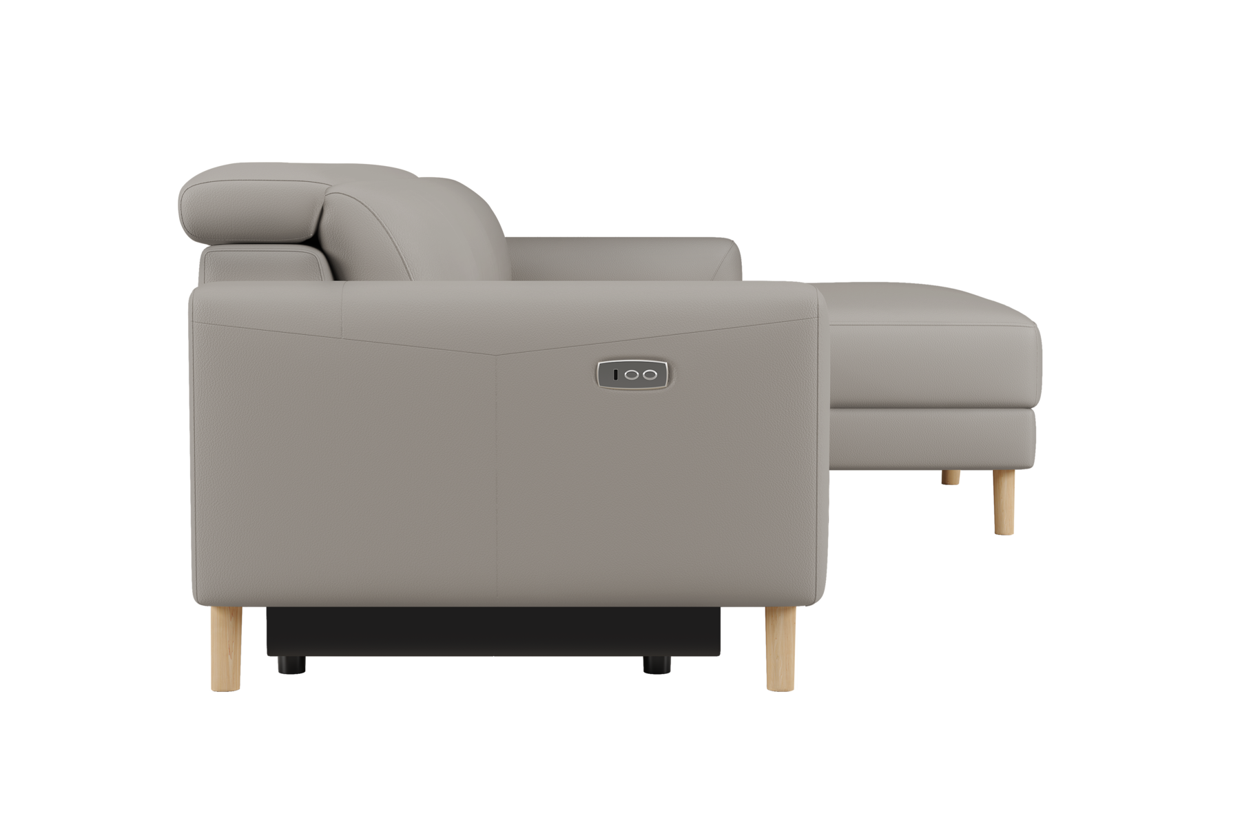 Ozanne Leather Power Reclining Sectional Sofa