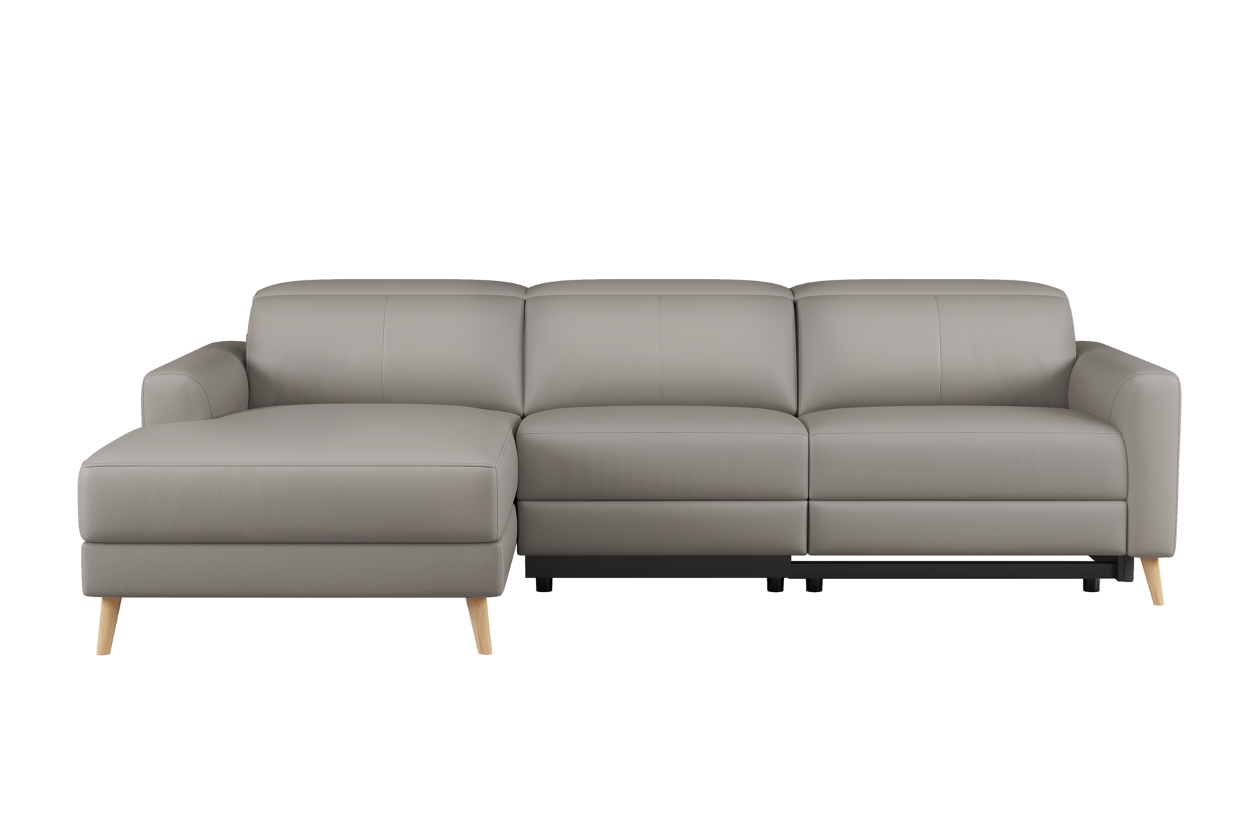 Ozanne Leather Power Reclining Sectional Sofa