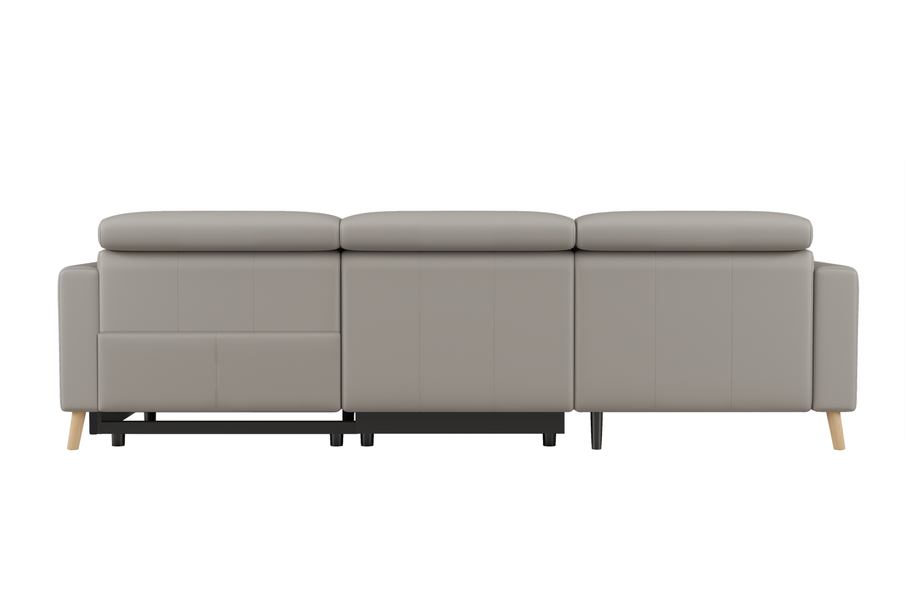 Ozanne Leather Power Reclining Sectional Sofa
