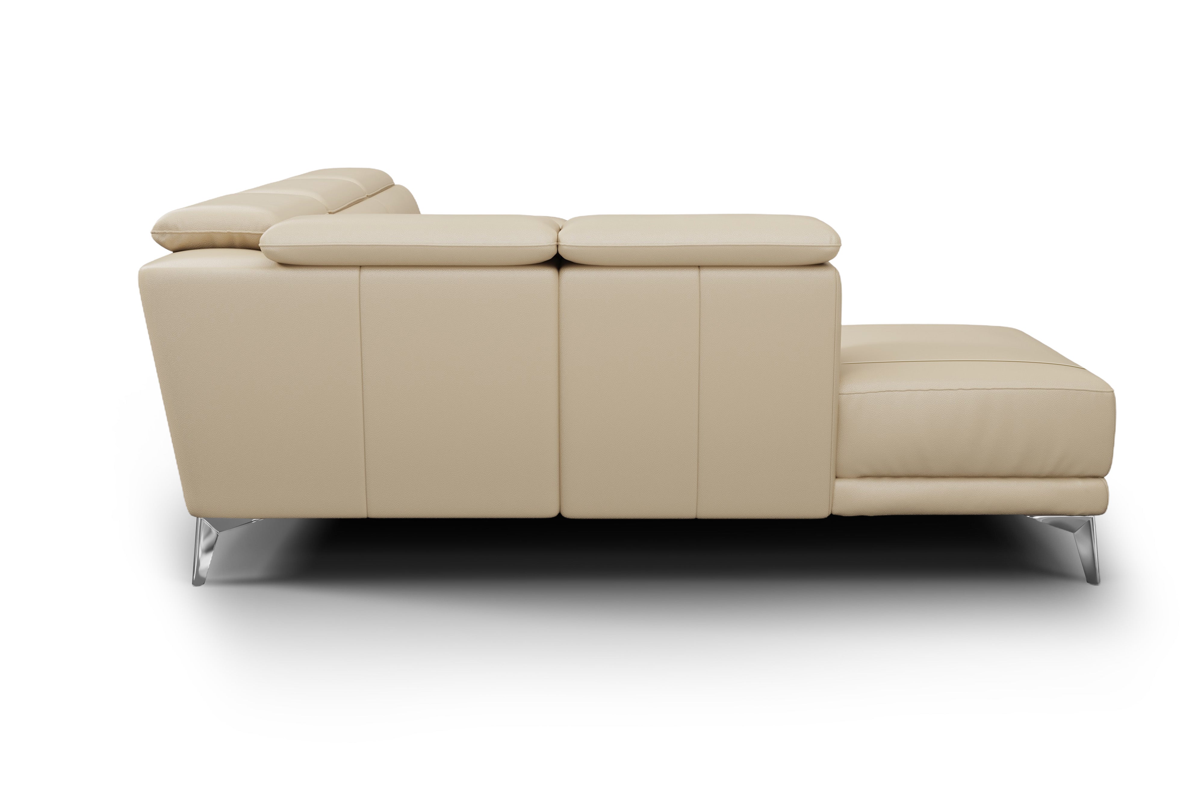 Pista Leather Reclining Sectional Sofa