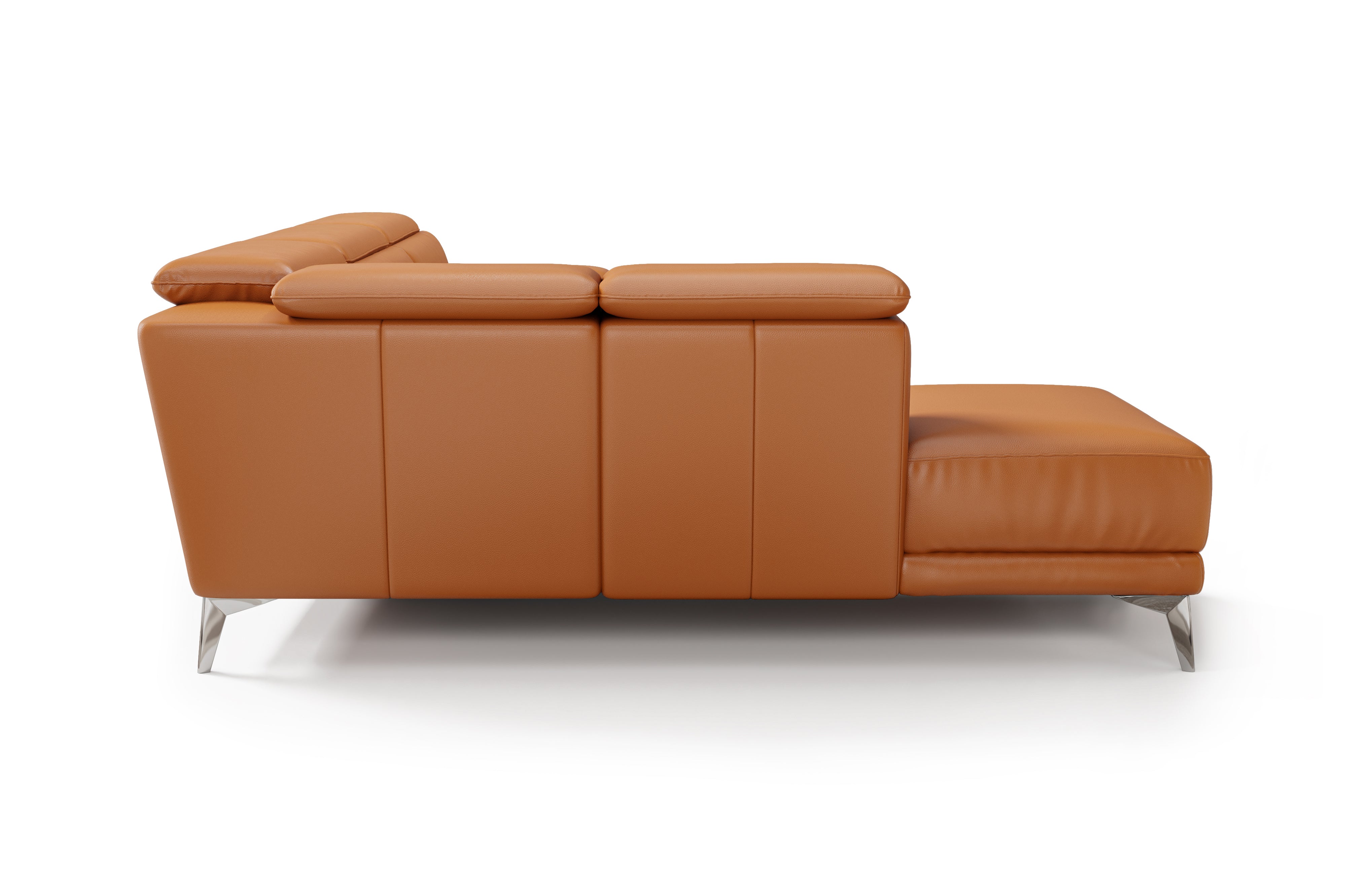 Pista Leather Reclining Sectional Sofa