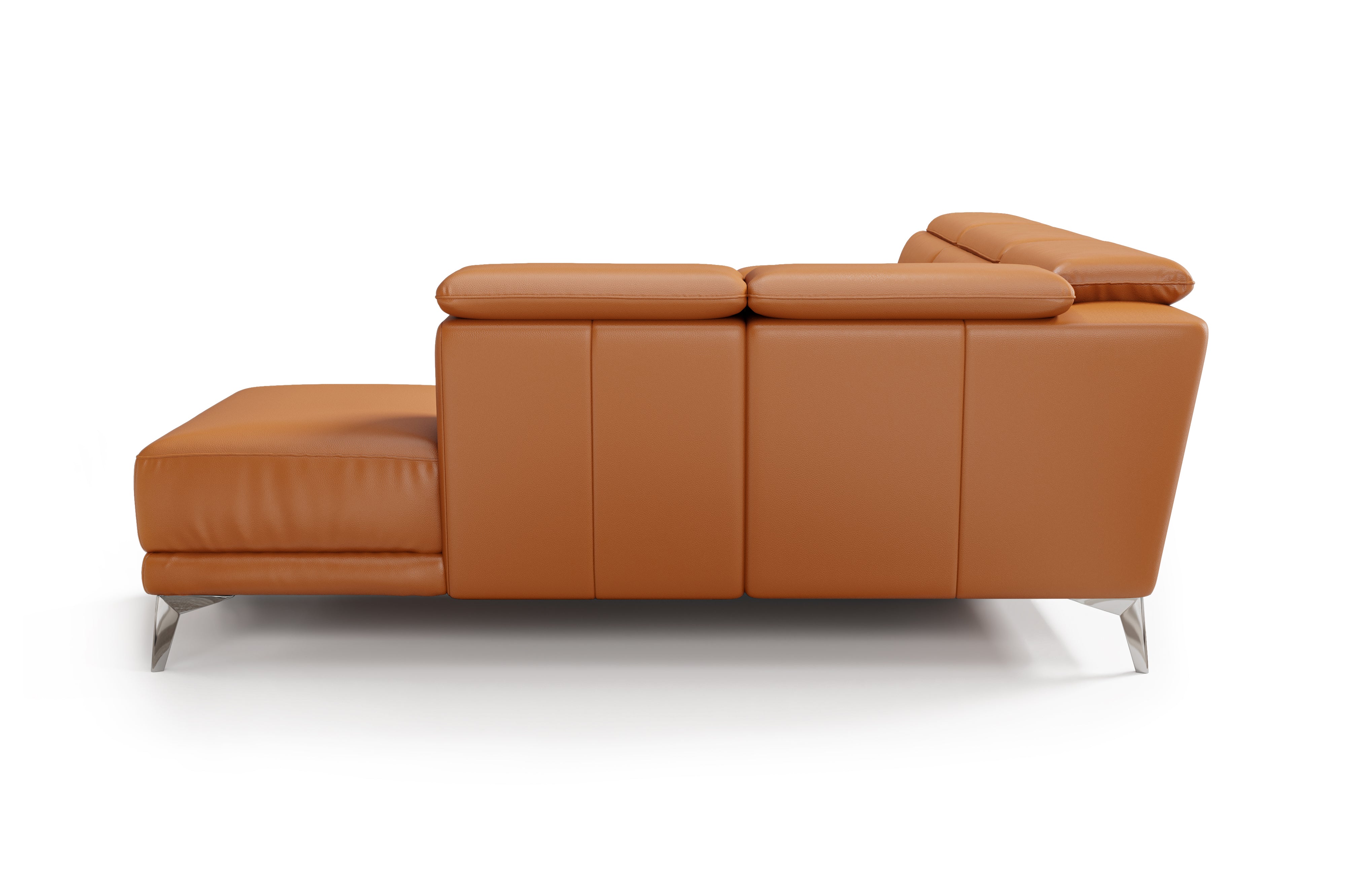 Pista Leather Reclining Sectional Sofa