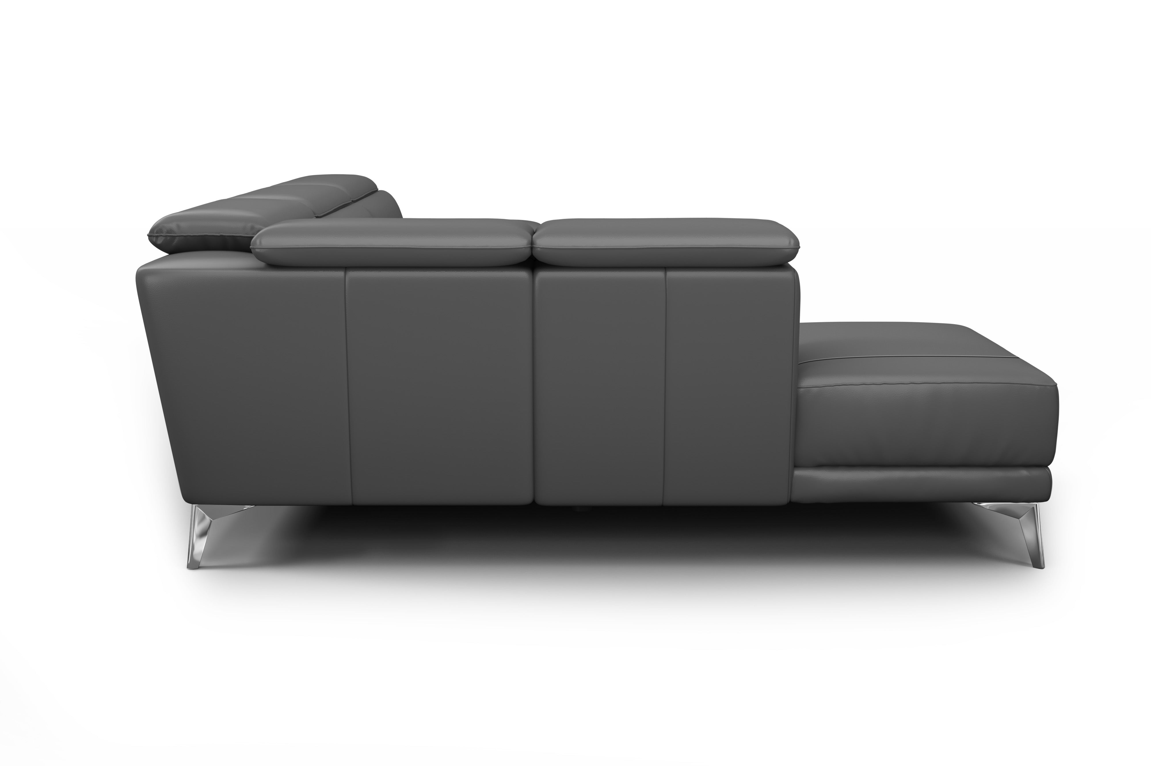 Pista Leather Reclining Sectional Sofa