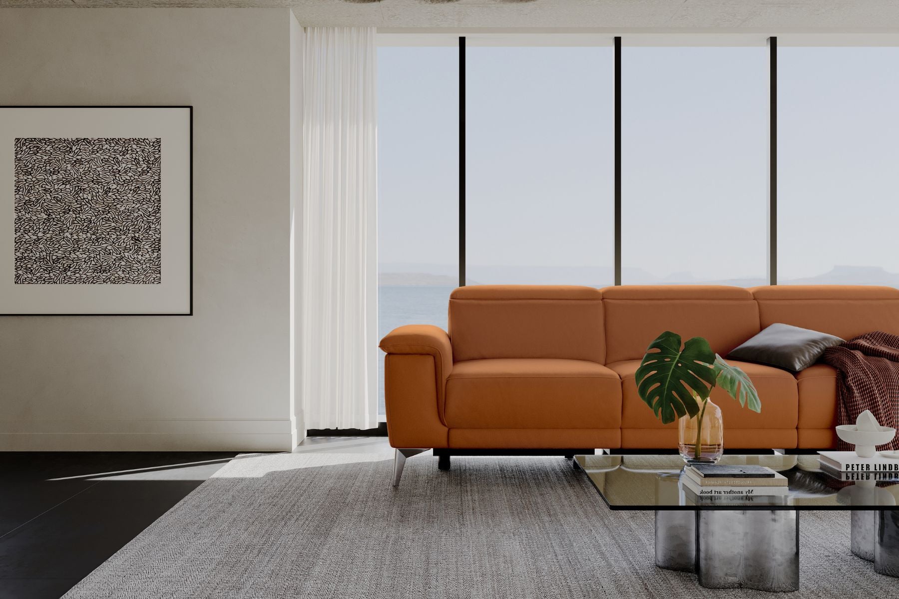 Millet Nordic Hygge™ Leather Reclining Sofa