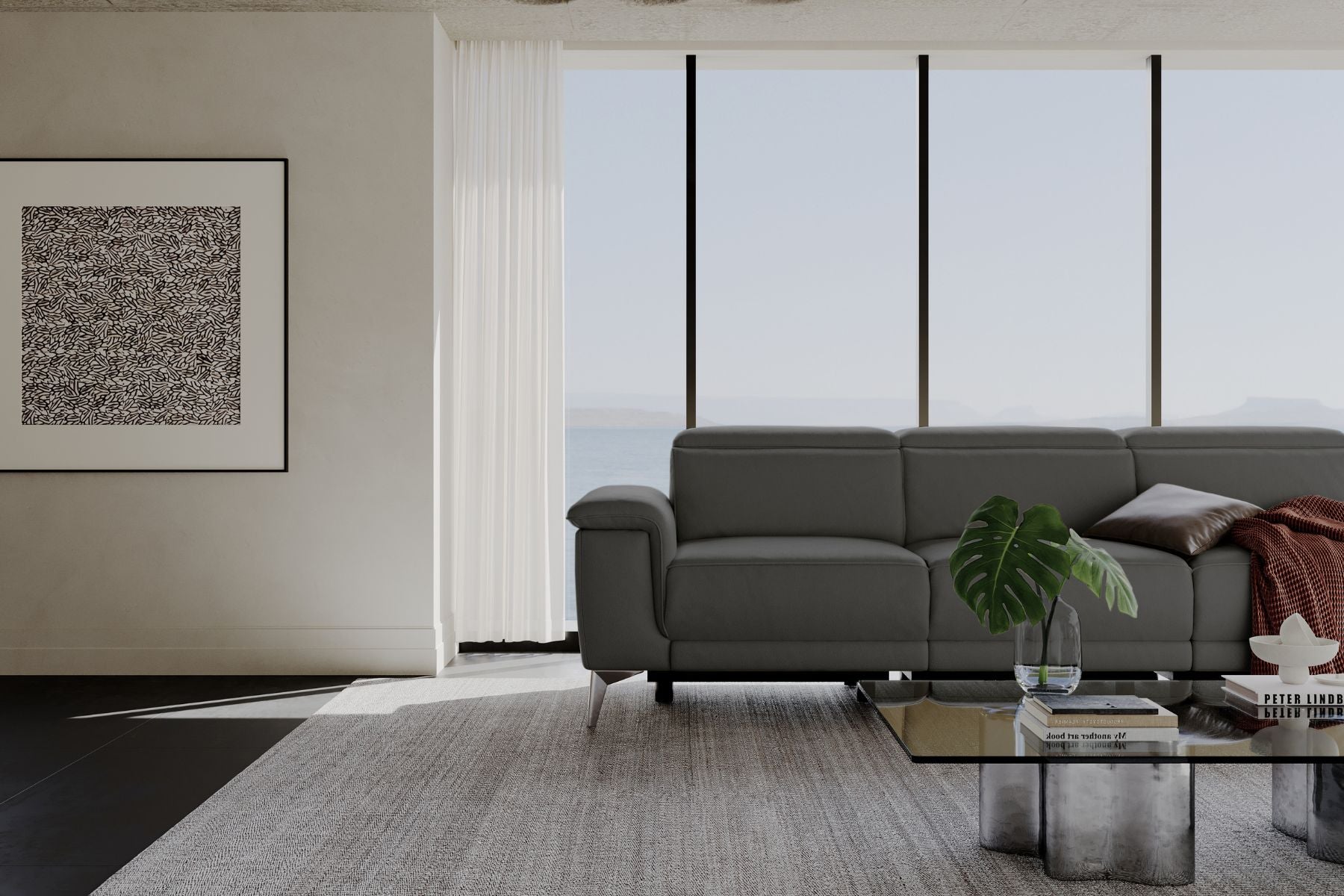 Millet Nordic Hygge™ Leather Reclining Sofa