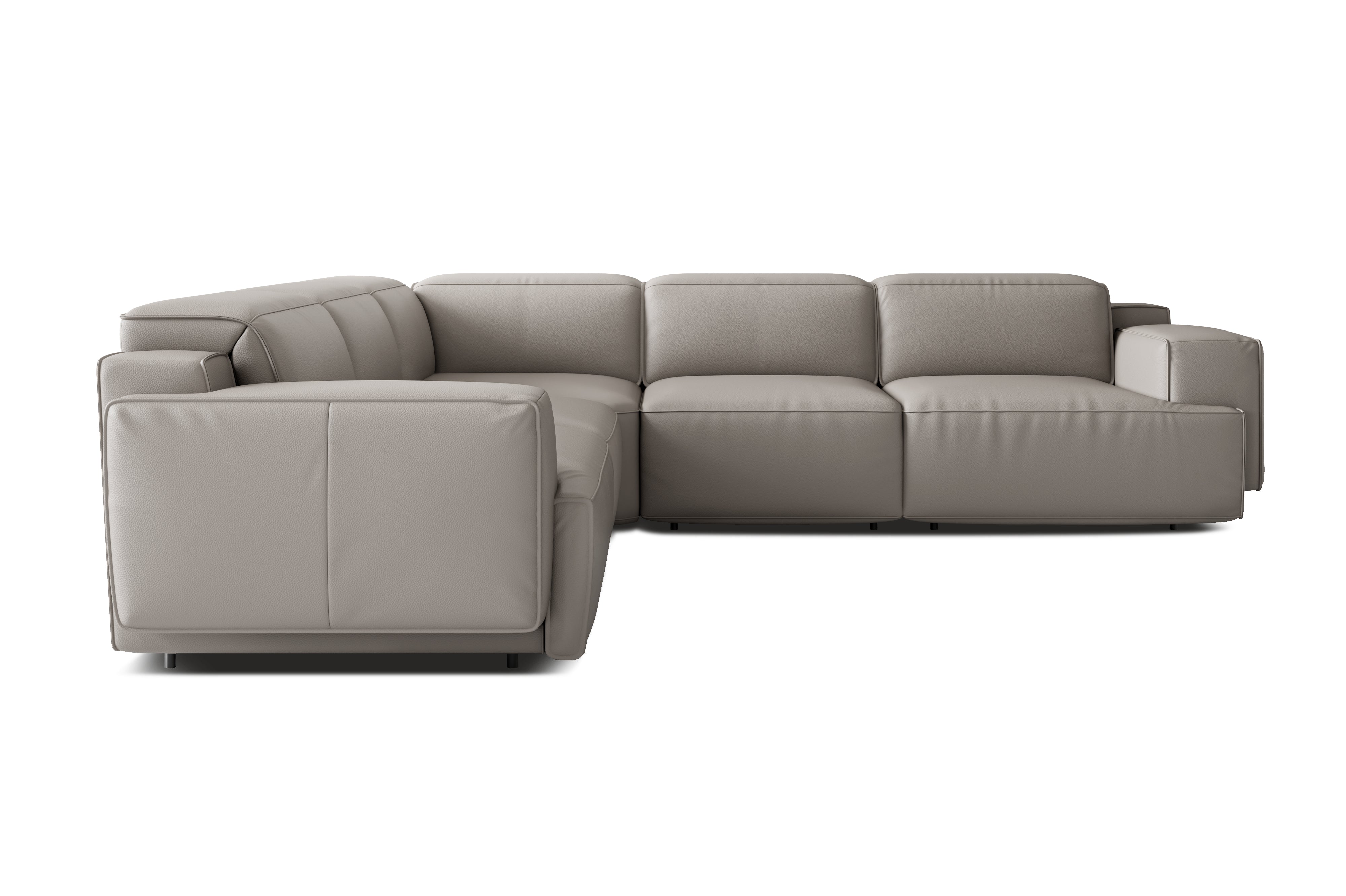 Bain Leather Corner Recliner Sectional