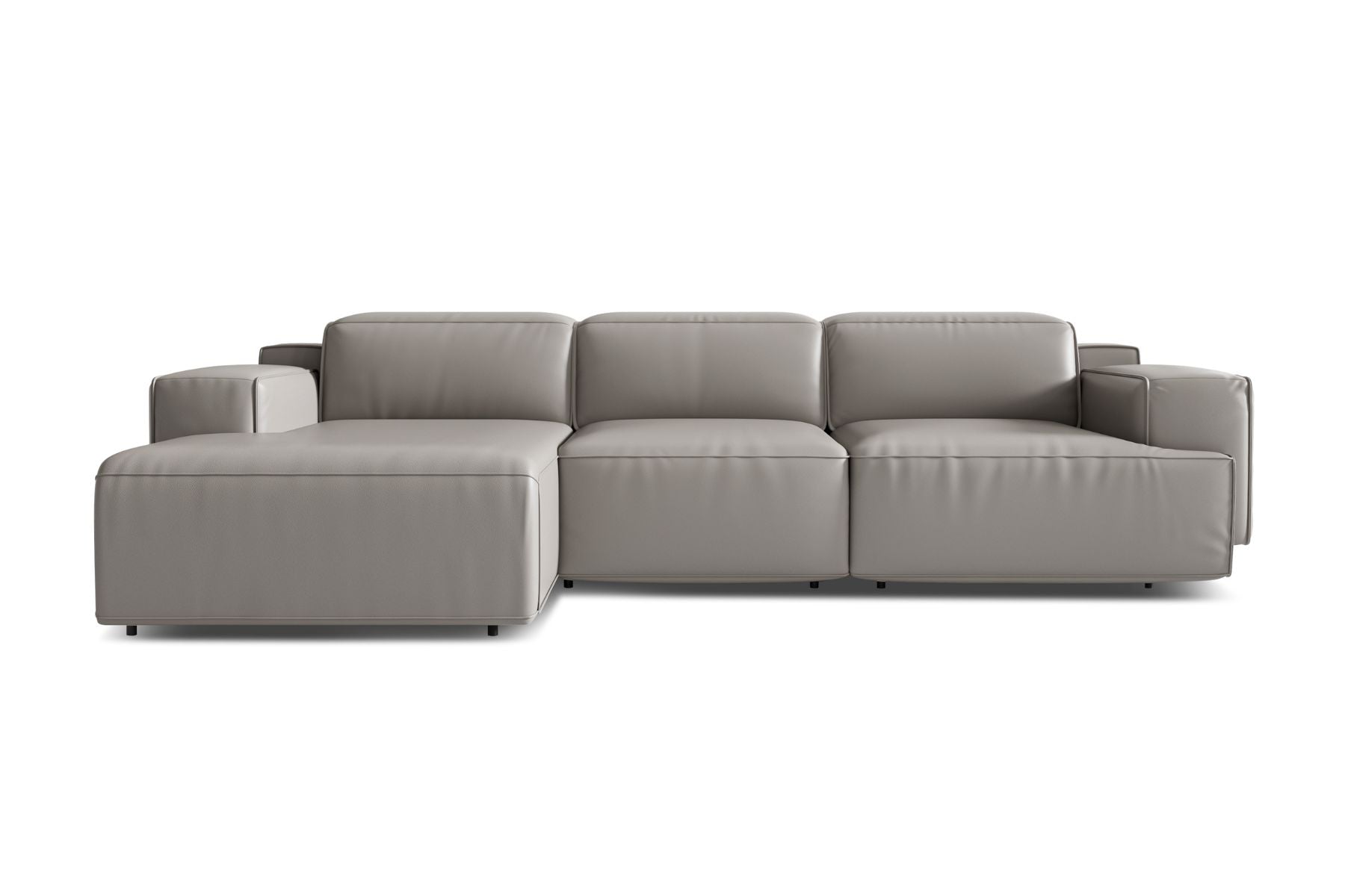 Bain Leather Recliner Sectional Sofa