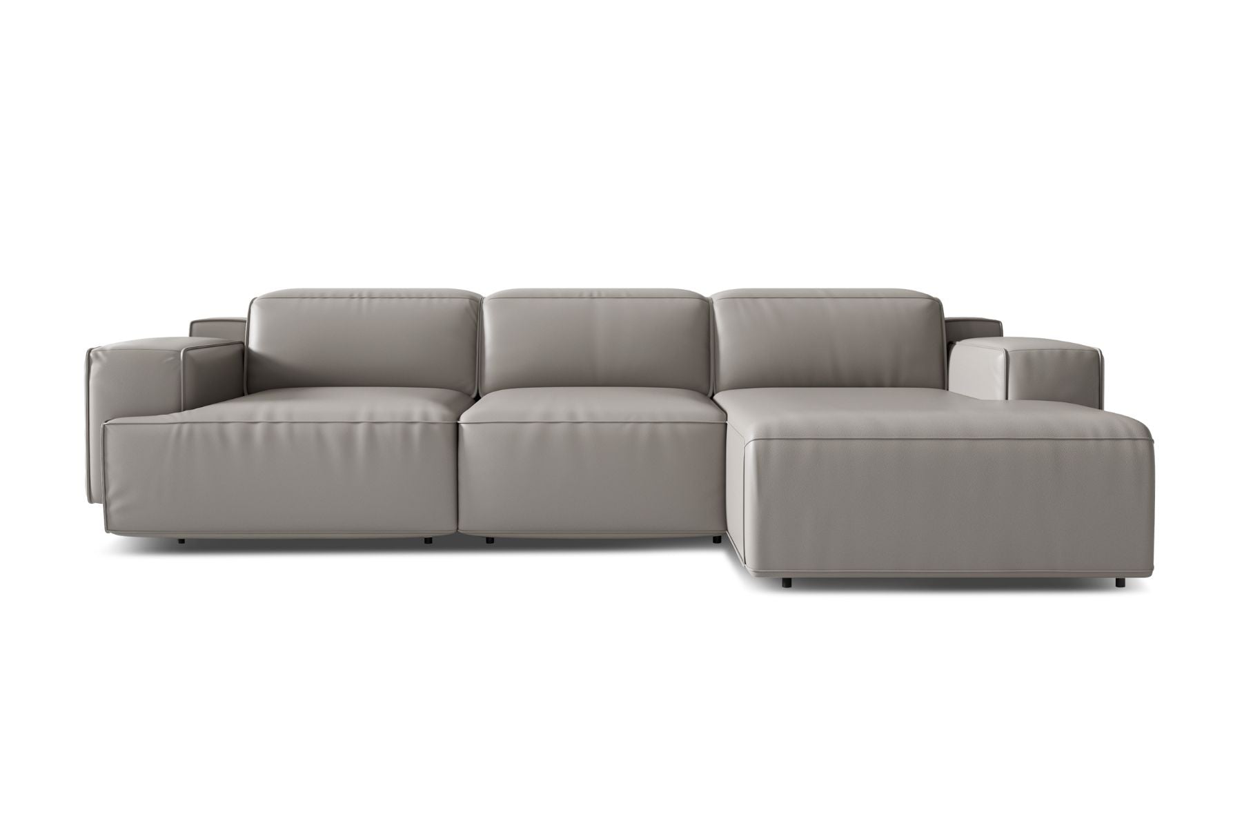 Bain Leather Recliner Sectional Sofa